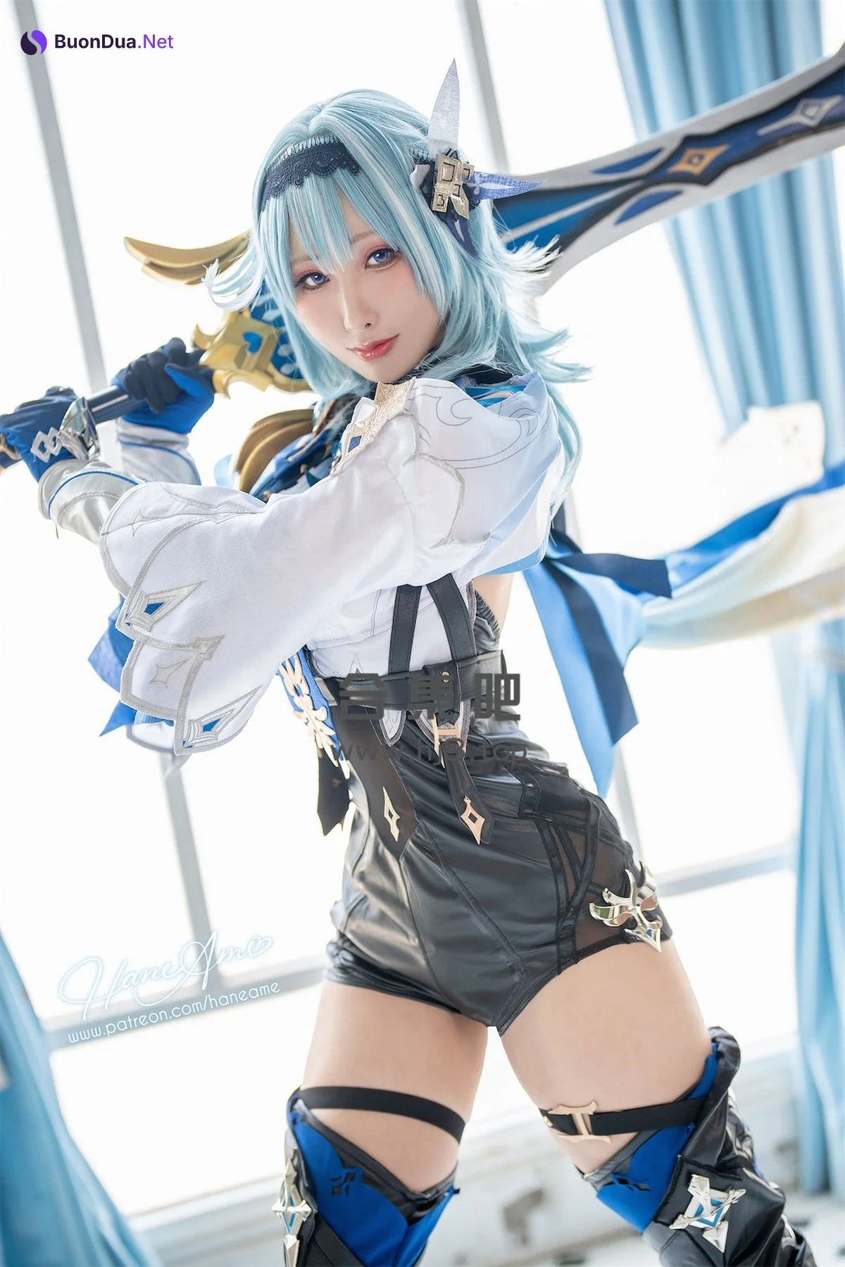 雨波HaneAme Cosplay Eula Lawrence Genshin Impact - 사진 10