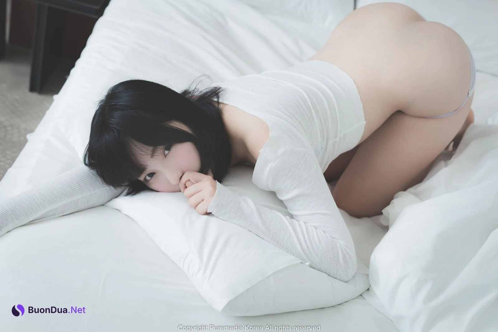 Hansom 한솜, [PURE MEDIA] Vol.122 누드 디지털화보 Set.01 - Photo 17