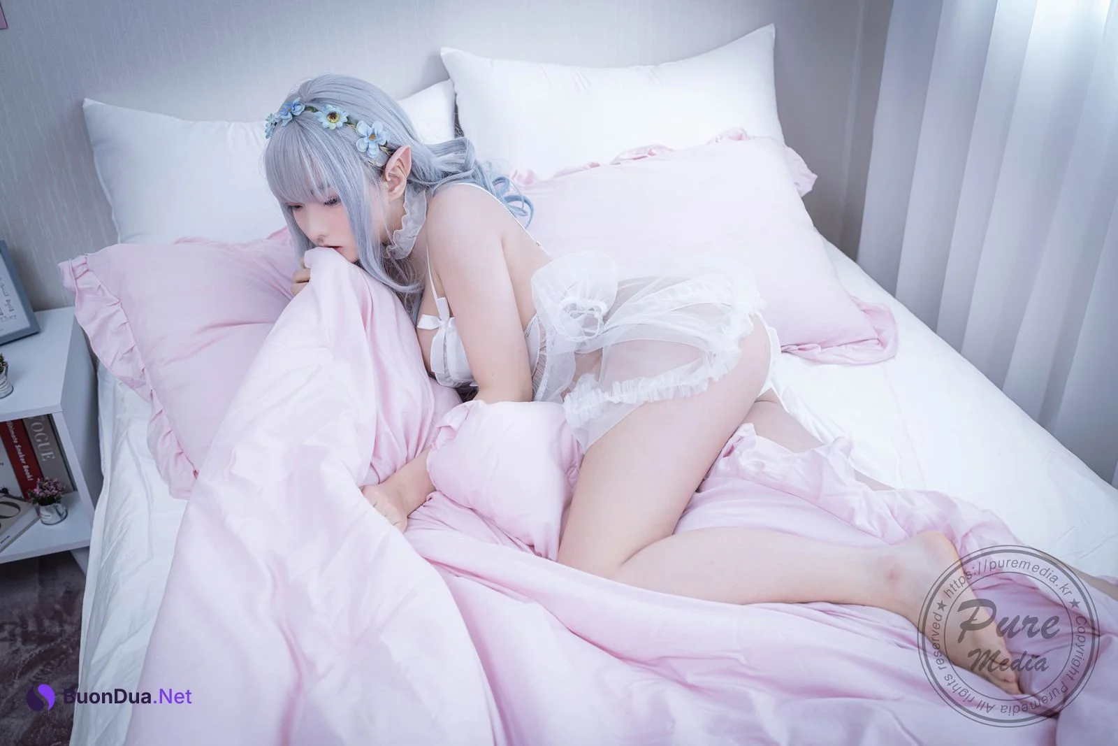 Hansom 한솜, [PURE MEDIA] Vol.225 Real Doll Real Cotton - Photo 11