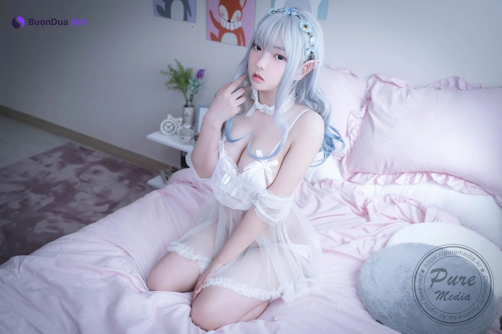 Hansom 한솜, [PURE MEDIA] Vol.225 Real Doll Real Cotton - Photo 19