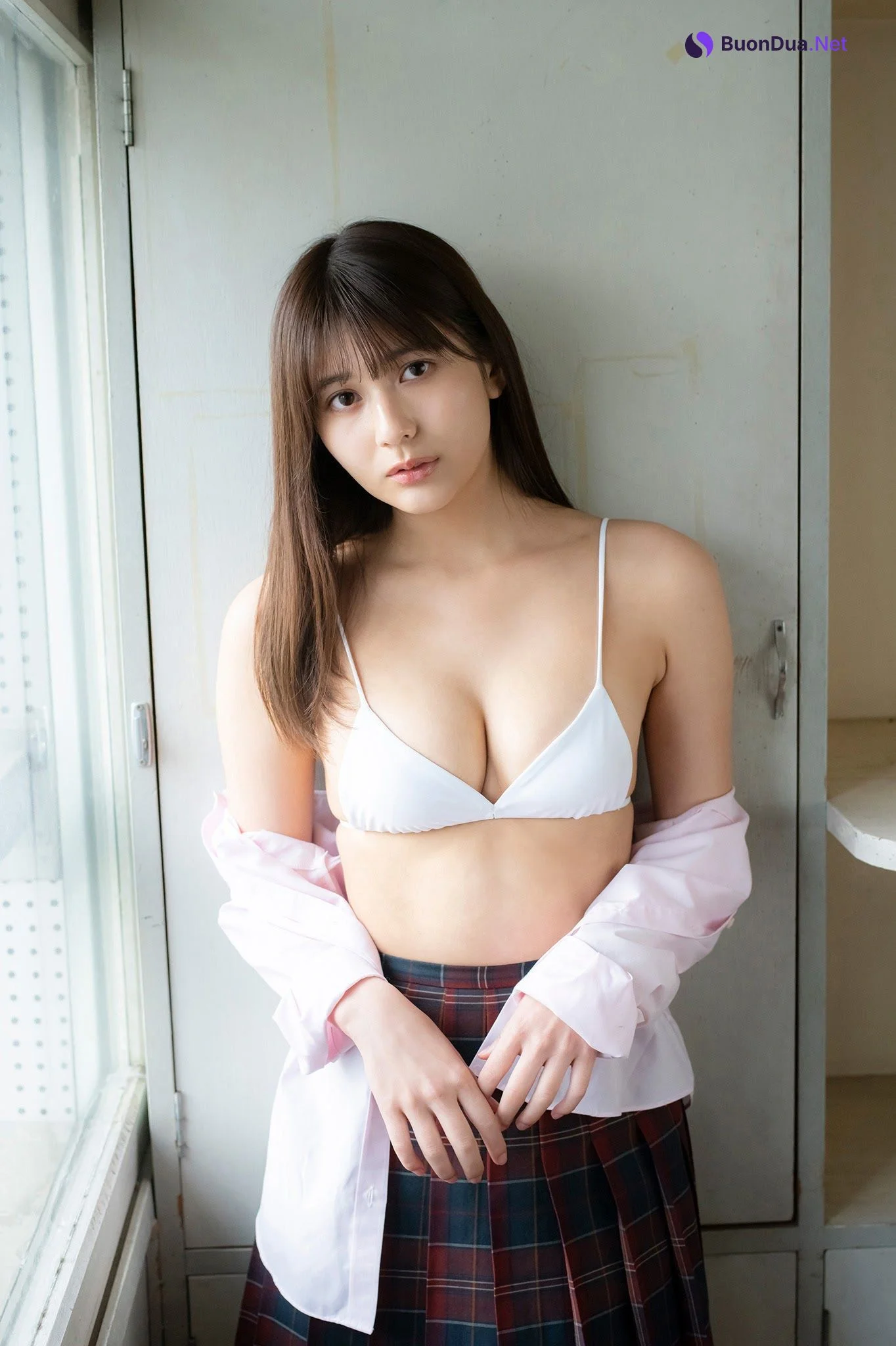 Haruka Arai 新井遥, ヤンマガWeb 新井遥inスクールガール 青山裕企が撮るミスマガ2020 Set.01 - Photo 13