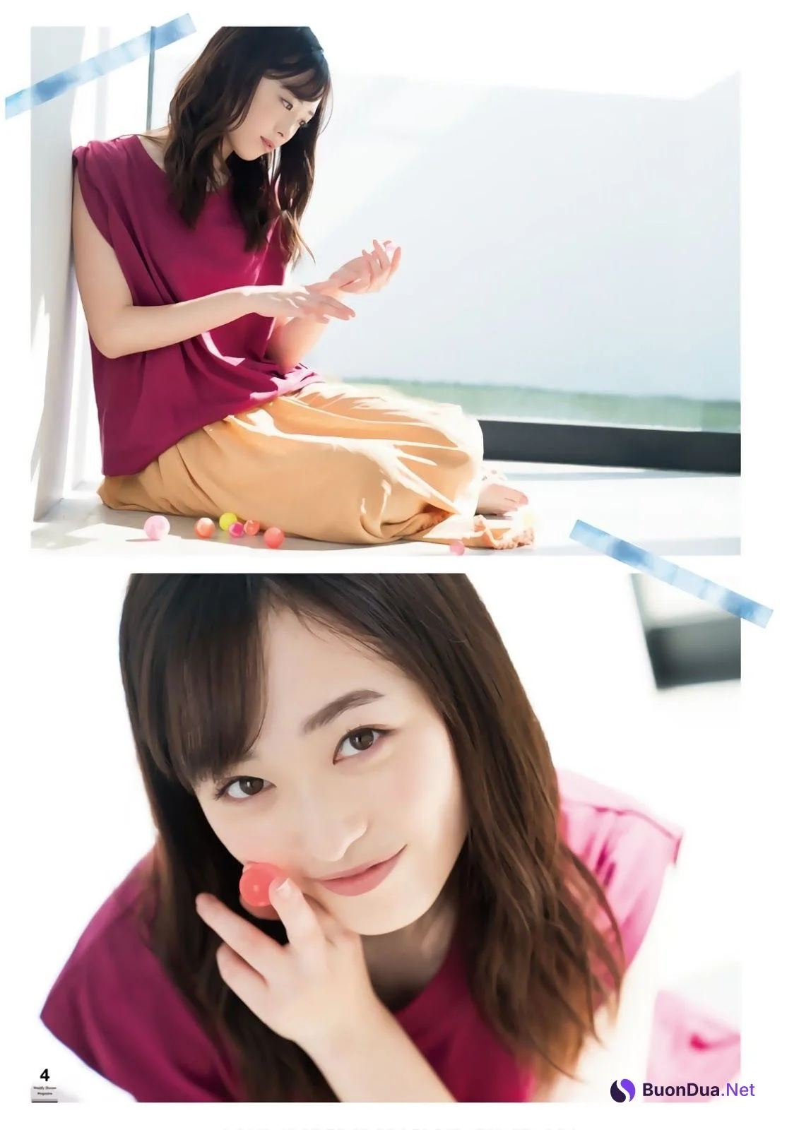 Haruka Fukuhara 福原遥, Shonen Magazine 2019 No.52 (少年マガジン 2019年52号) - Photo 5