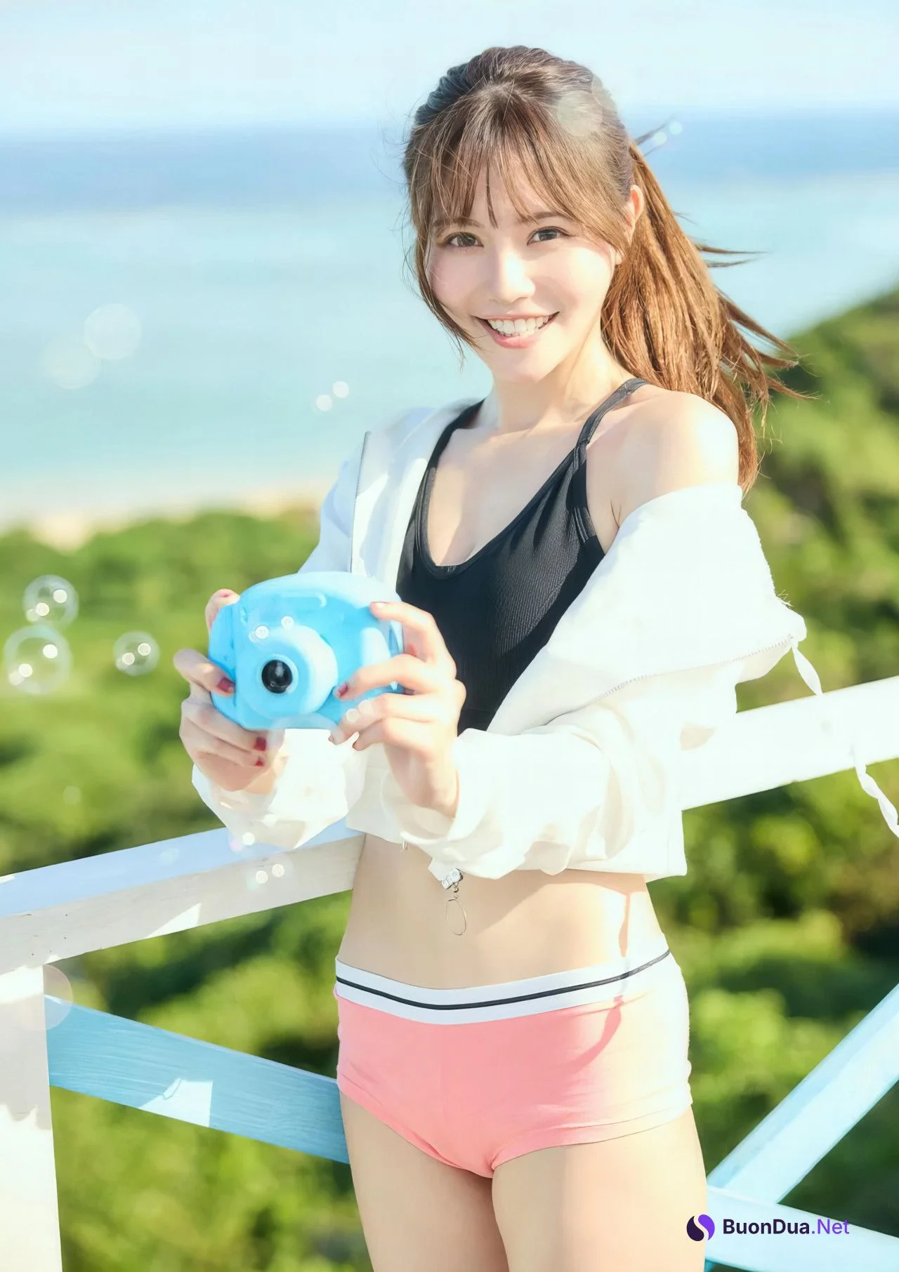 Haruka Komiyama 込山榛香, デジタル写真集 [ターコイズブルーの誘惑] Set.02 - รูปภาพ 2