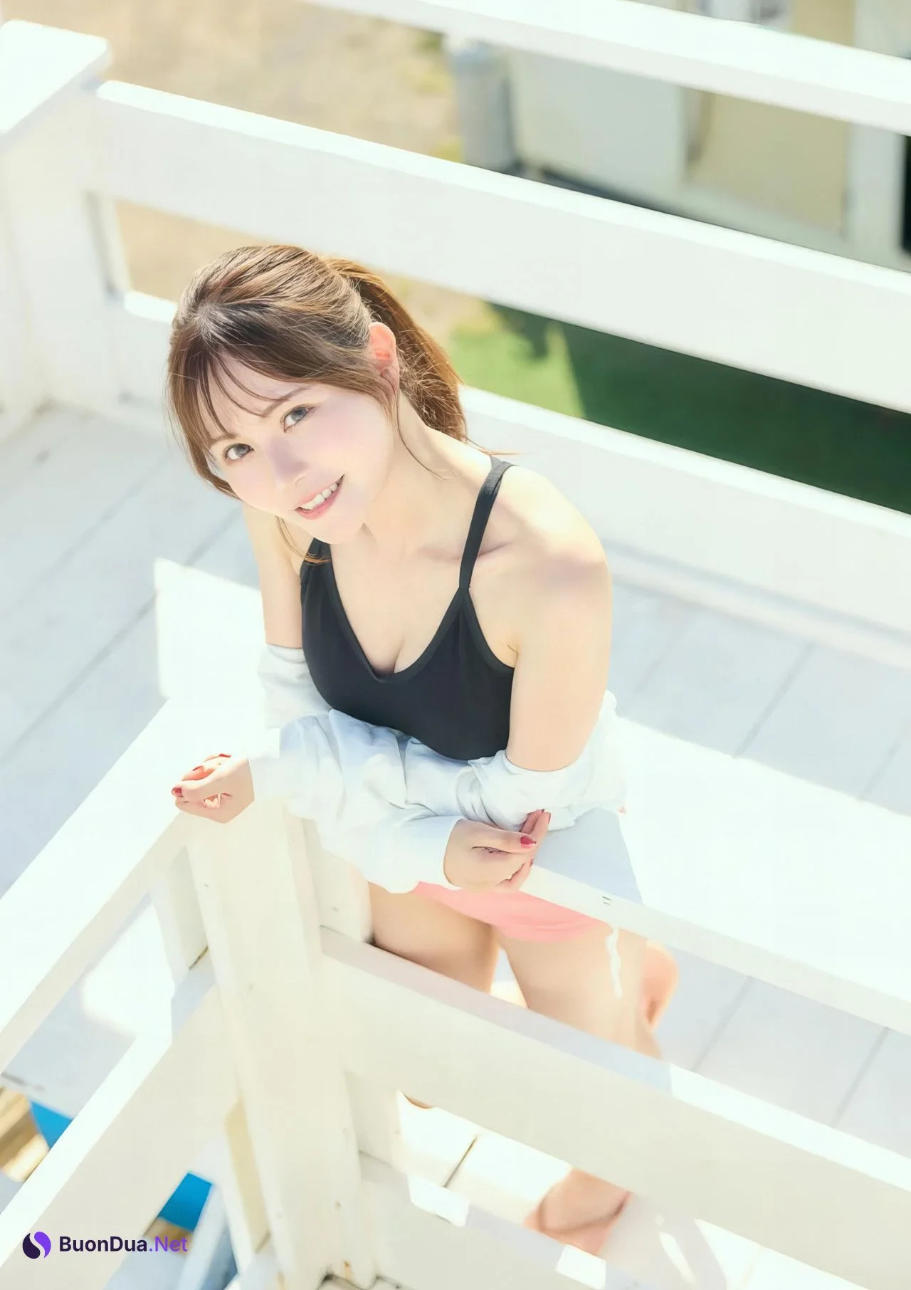 Haruka Komiyama 込山榛香, デジタル写真集 [ターコイズブルーの誘惑] Set.02 - รูปภาพ 4