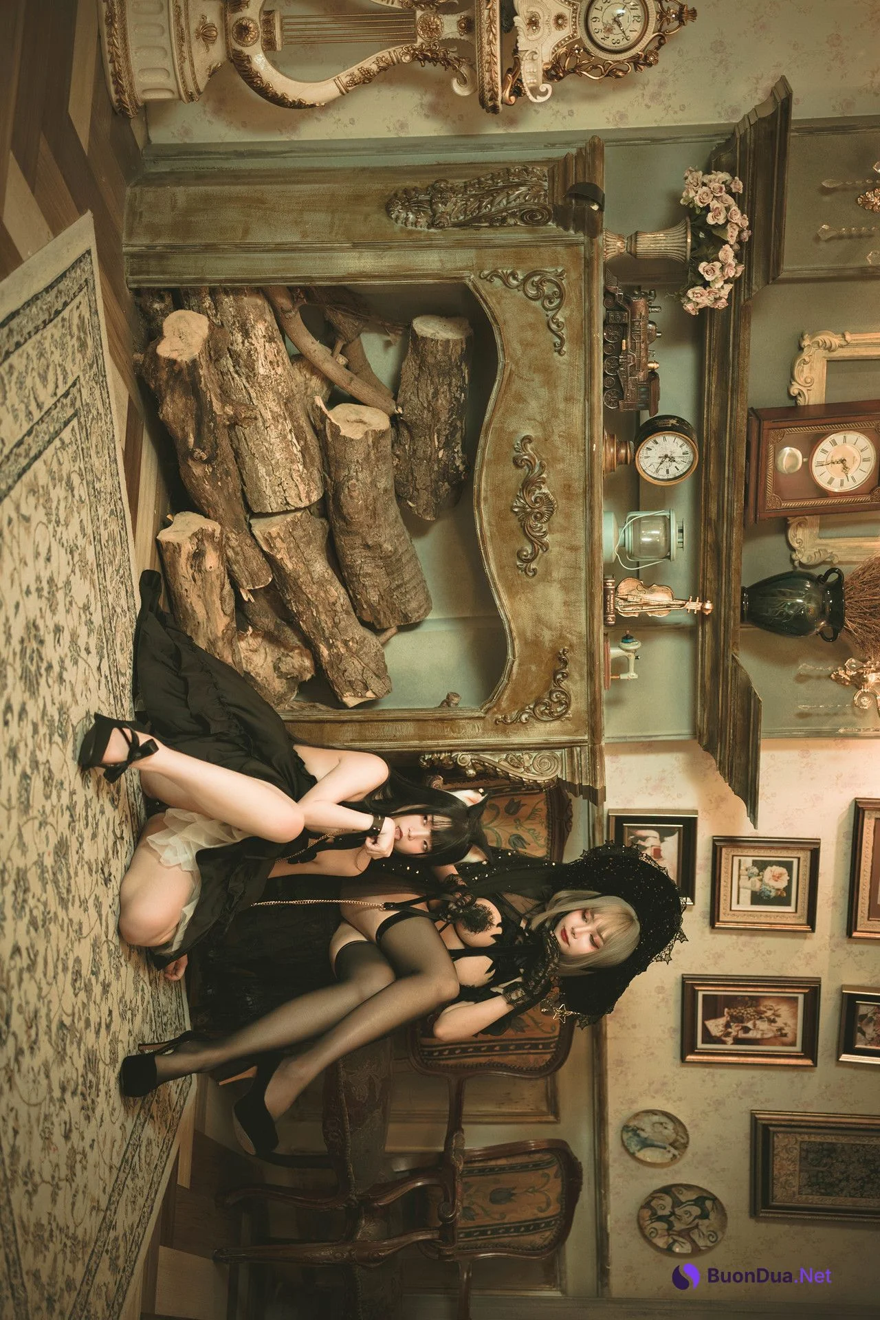 Haruka_175 ハルカ, 落落Raku, 魔女と黒猫 The Witch and Black Cat - Photo 18