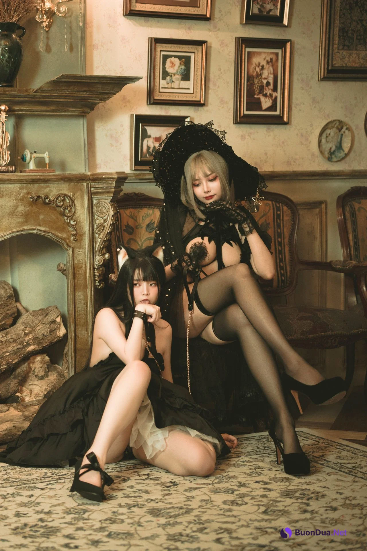 Haruka_175 ハルカ, 落落Raku, 魔女と黒猫 The Witch and Black Cat - Photo 19