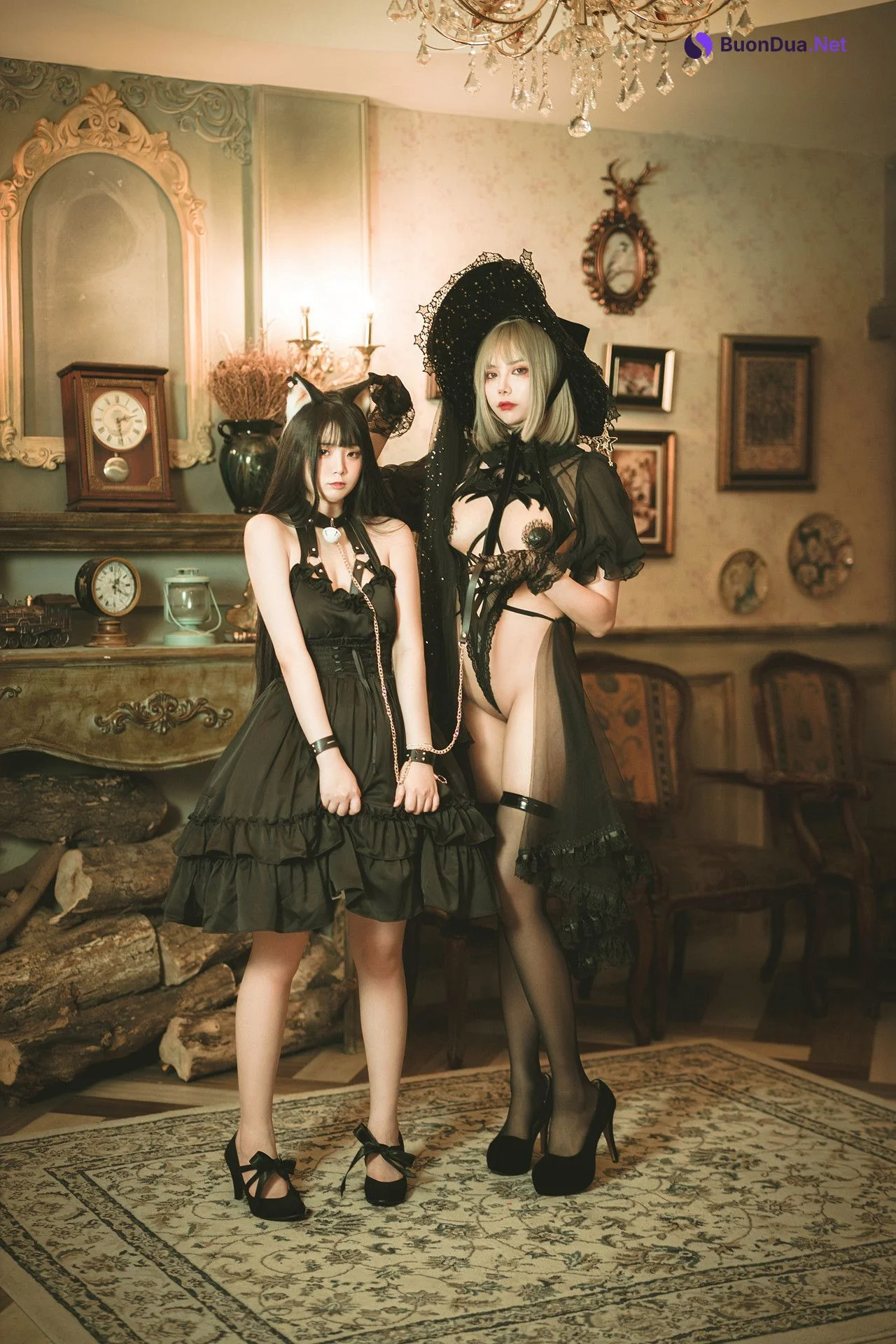 Haruka_175 ハルカ, 落落Raku, 魔女と黒猫 The Witch and Black Cat - Photo 2