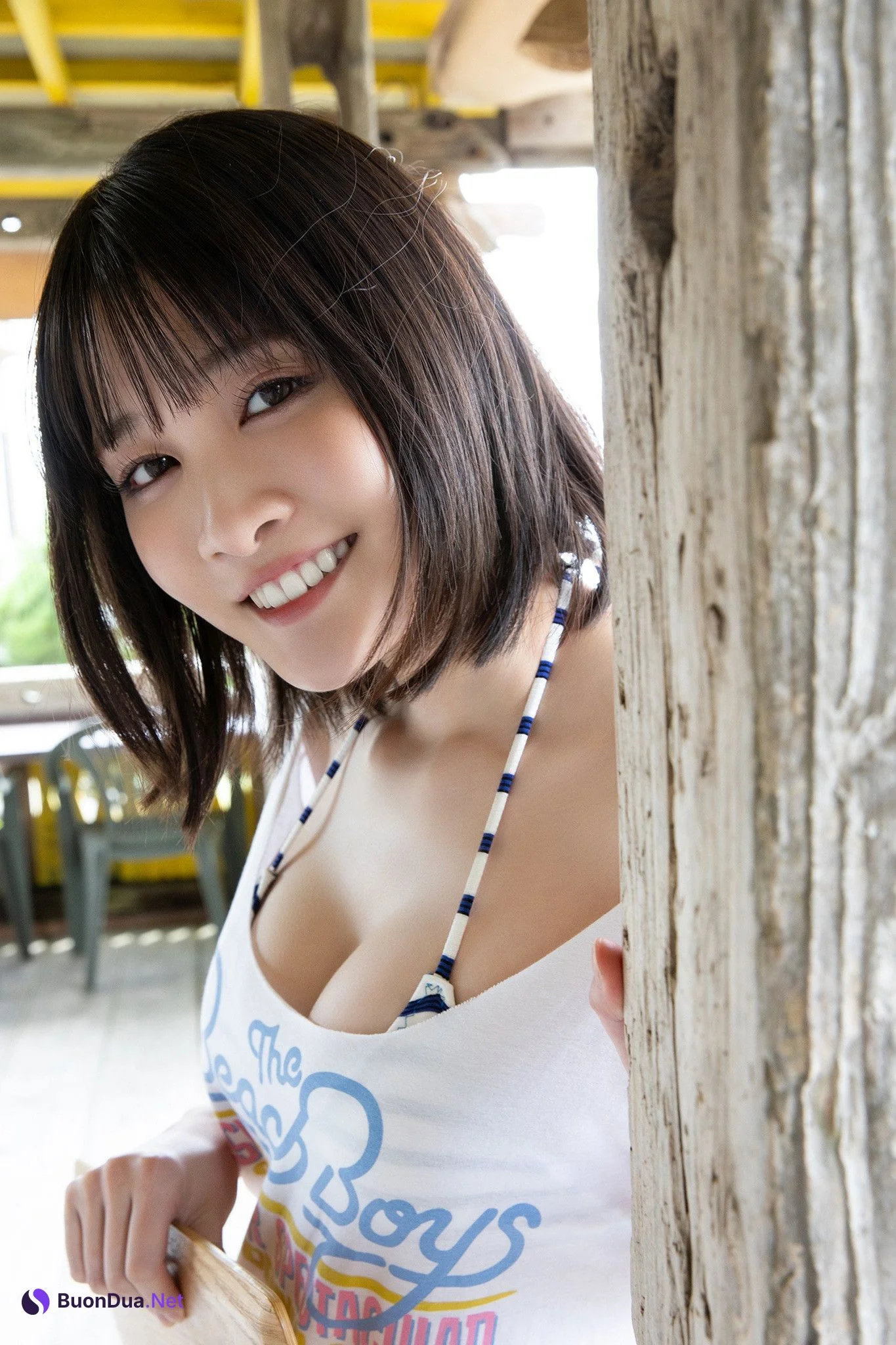 Hayaka Igarashi 五十嵐早香, FRIDAYデジタル写真集 [Ｆカップあるんですッ！ Vol.1 海の家の可愛すぎるアルバイト編] Set.01 - Photo 6