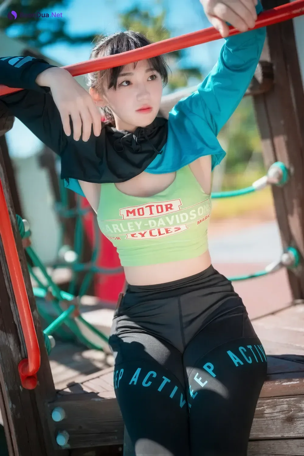 Hendoong 혠둥이 – DJAWA 「Loose and Tight Jade Blue」 - Photo 8