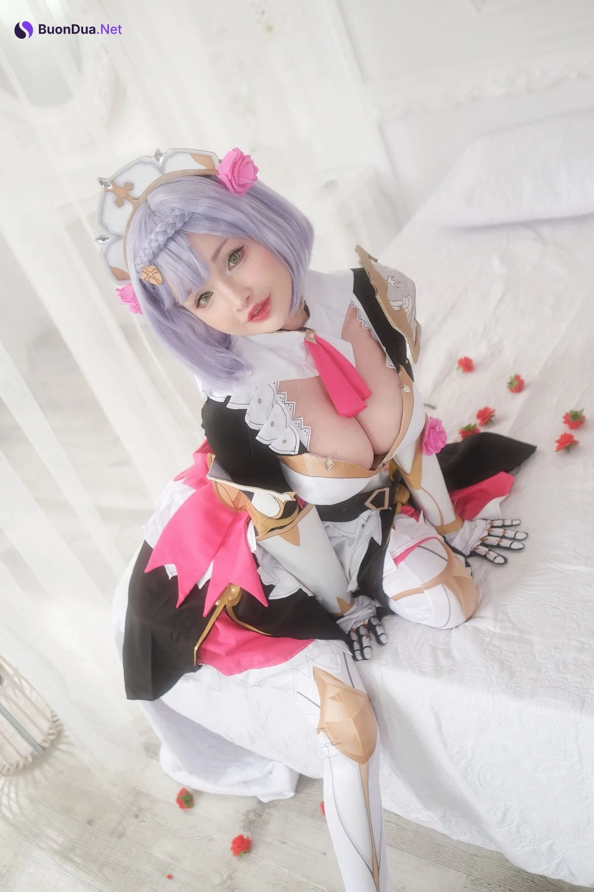 Hidori Rose Cosplay Noelle – Genshin Impact - Photo 11