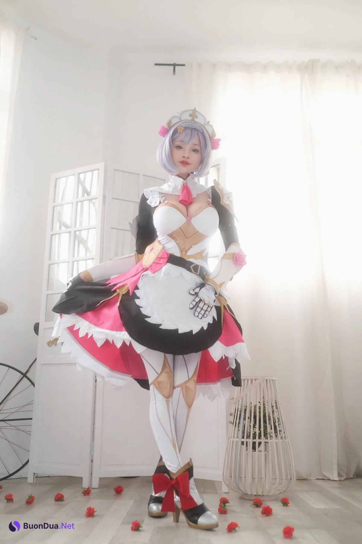 Hidori Rose Cosplay Noelle – Genshin Impact - Photo 12
