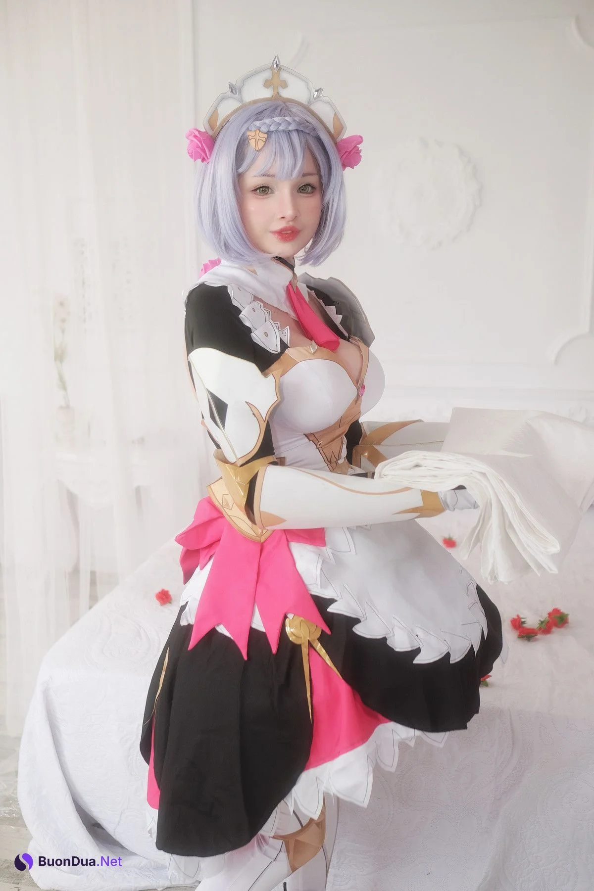 Hidori Rose Cosplay Noelle – Genshin Impact - Photo 6