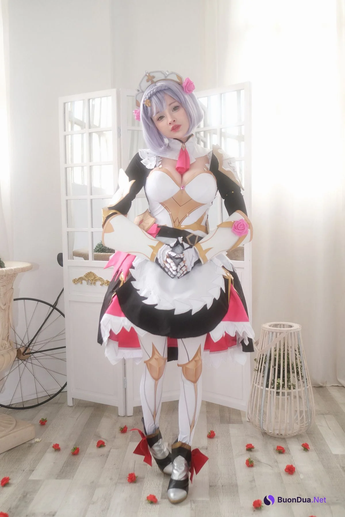 Hidori Rose Cosplay Noelle – Genshin Impact - Photo 8