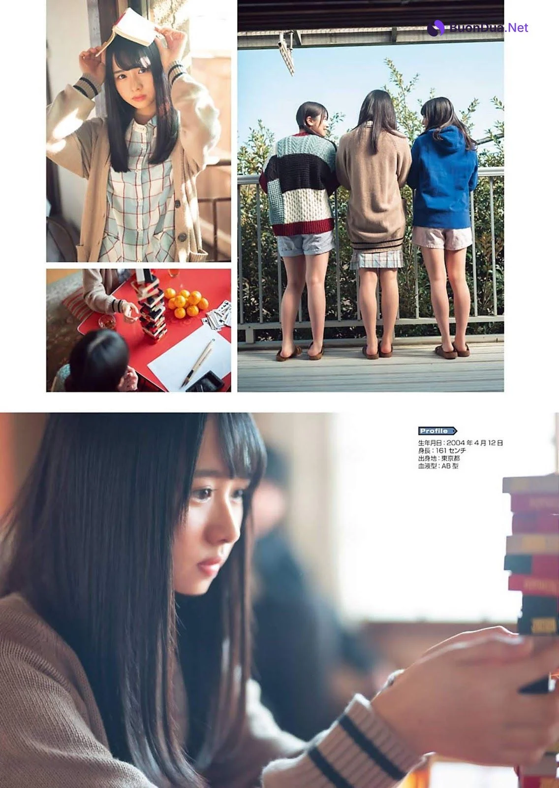 Hina Kawata 河田陽菜, Hinano Kamimura 上村ひなの, Akari Nibu 丹生明里, Young Gangan 2020 No.02 (ヤングガンガン 2020年2号) - Photo 6