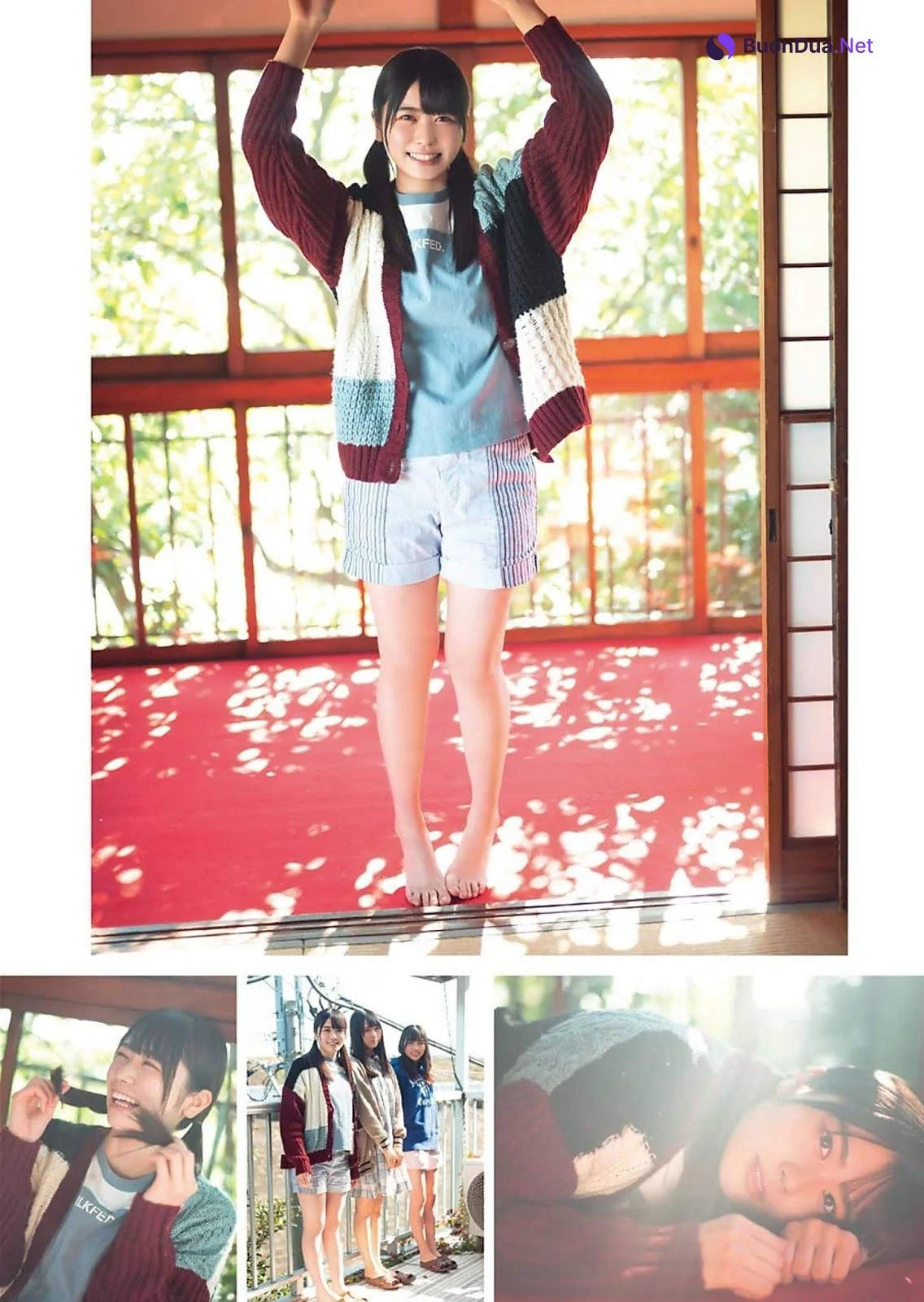 Hina Kawata 河田陽菜, Hinano Kamimura 上村ひなの, Akari Nibu 丹生明里, Young Gangan 2020 No.02 (ヤングガンガン 2020年2号) - Photo 8