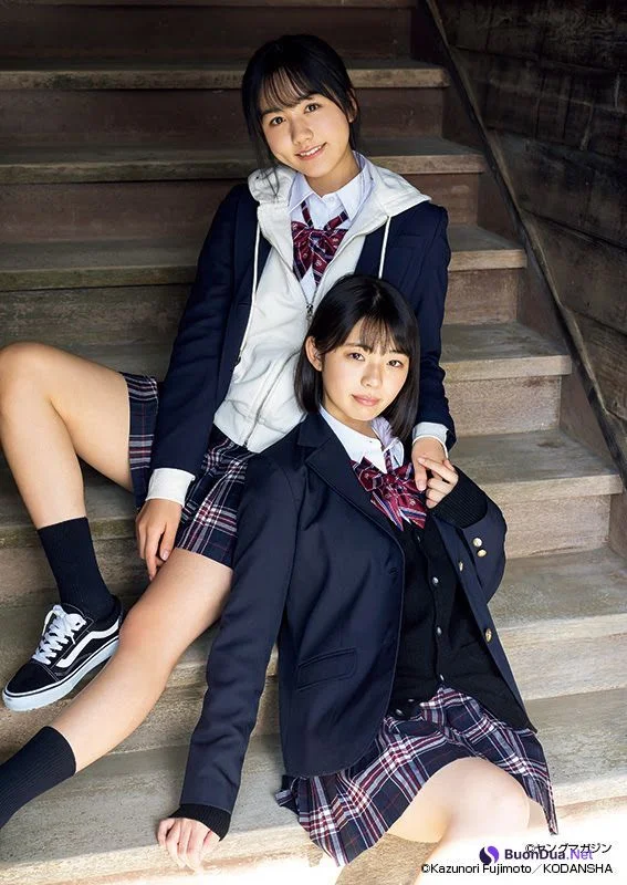 Hina Kikuchi 菊池姫奈, Mao Goto 後藤真桜, Young Magazine 2021 No.08 (ヤングマガジン 2021年8号) - Photo 9