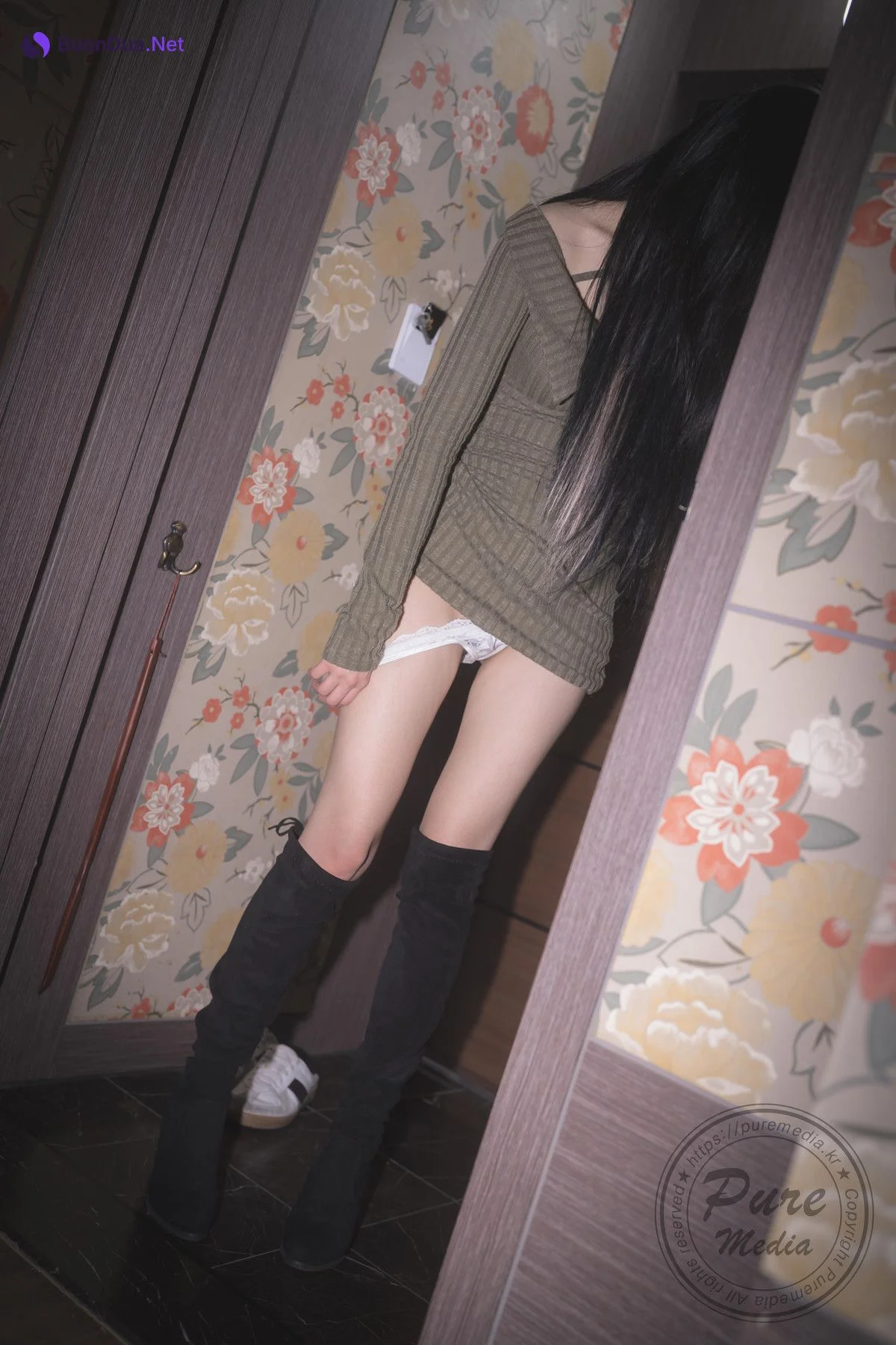 Hina 히나, [PURE MEDIA] Vol.267 Black Out Slutty Girl Set.02 - Photo 10