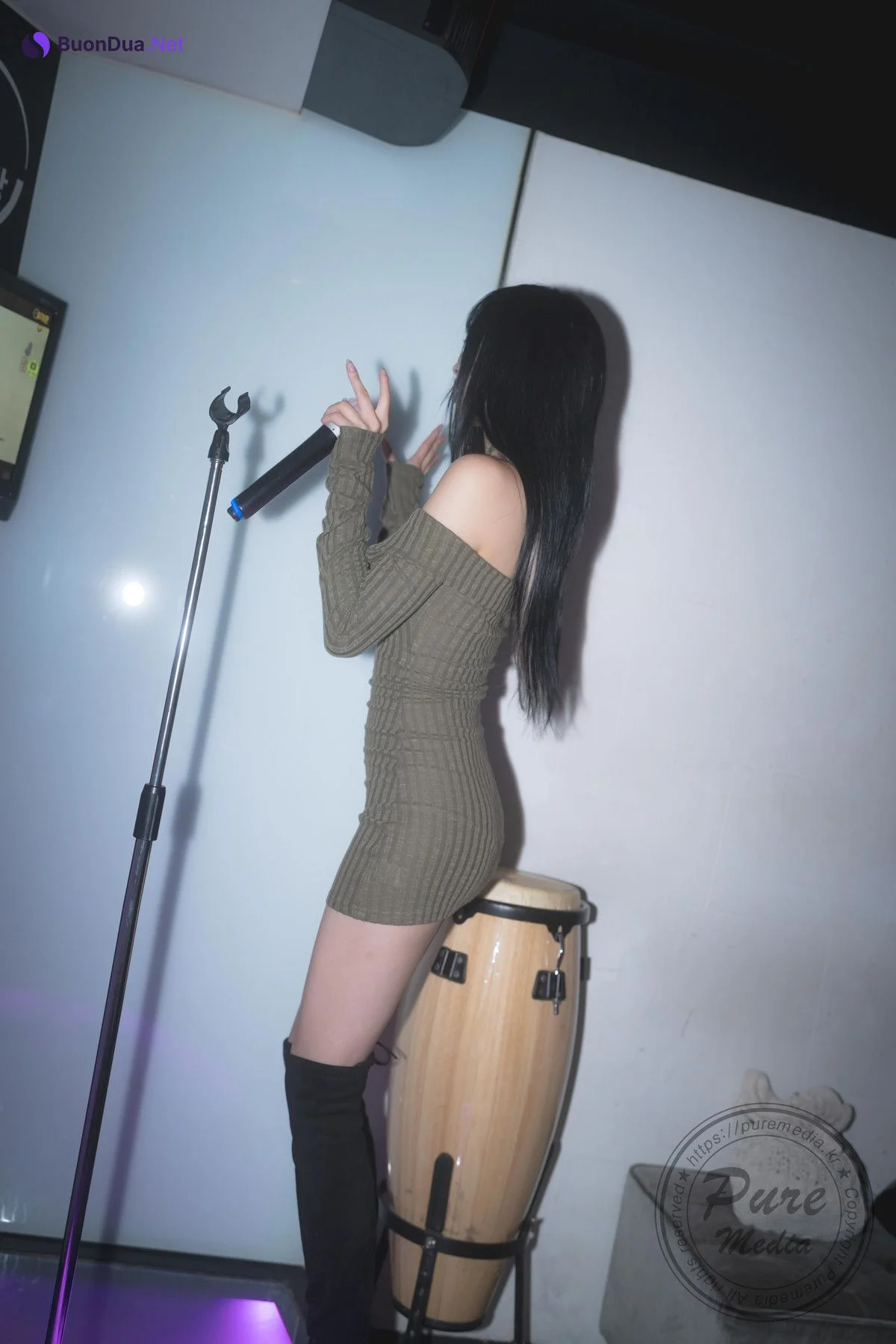 Hina 히나, [PURE MEDIA] Vol.267 Black Out Slutty Girl Set.03 - 사진 11