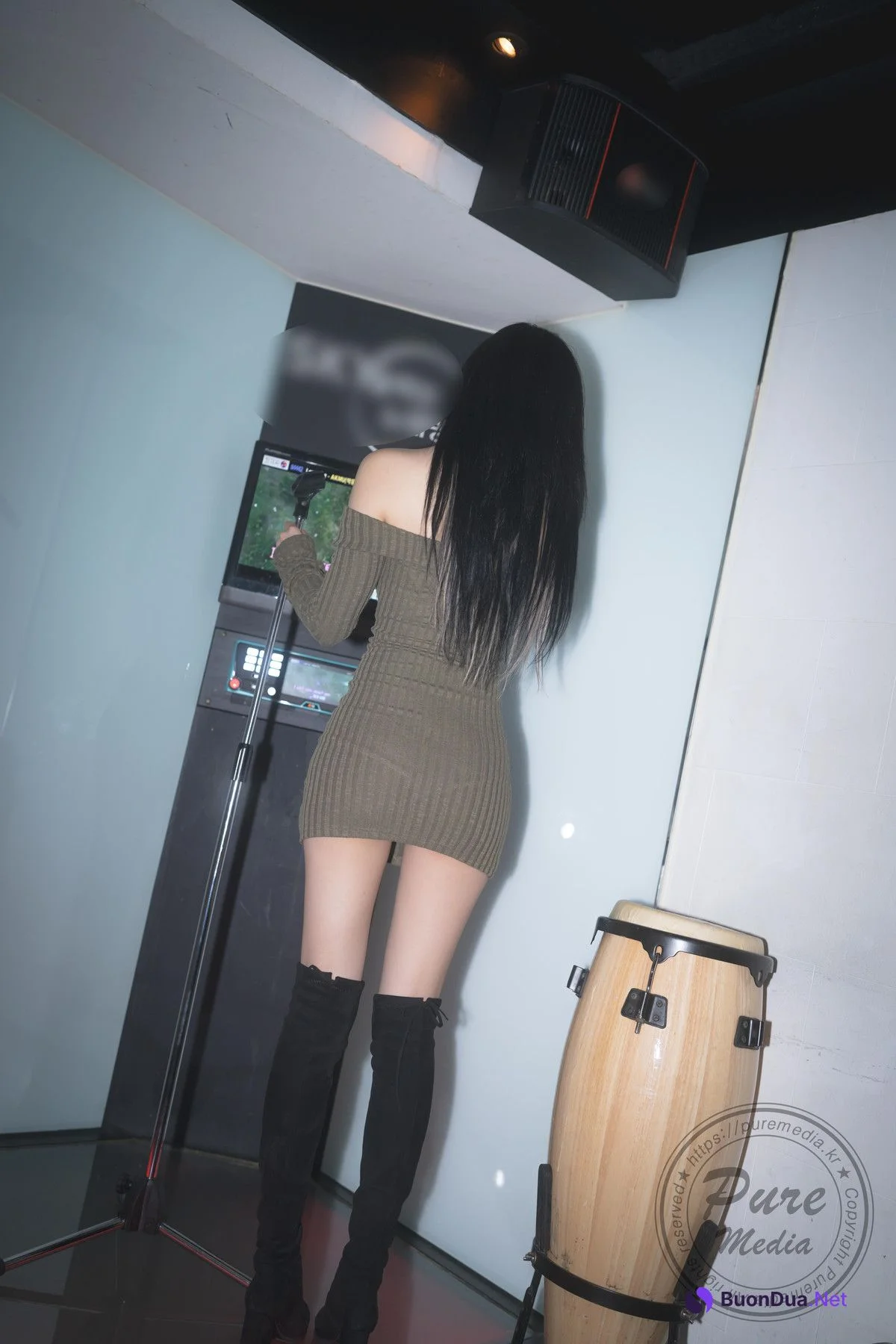 Hina 히나, [PURE MEDIA] Vol.267 Black Out Slutty Girl Set.03 - 사진 7