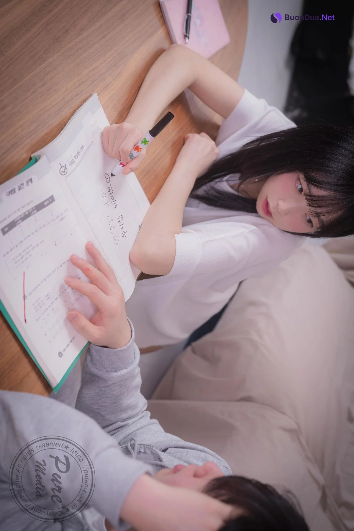 Hina 히나, [PURE MEDIA] Vol.279 Secret Tutoring With Slut Girl Set.01 - 照片 12