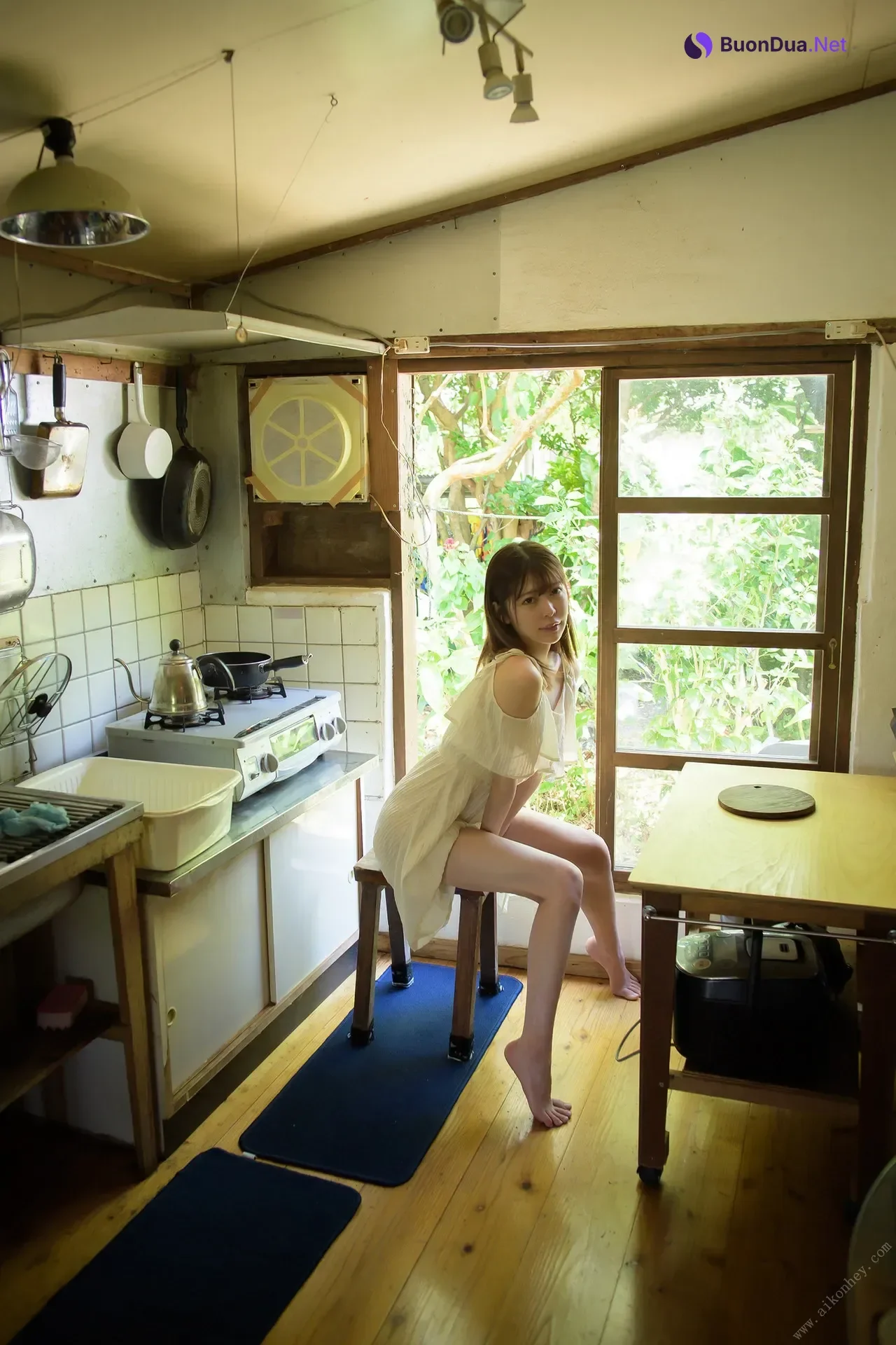 Hinako Mori 森日向子, ヌード写真集 「夏 駆ける 空 Blue sky Blue」 Set.01 - รูปภาพ 16
