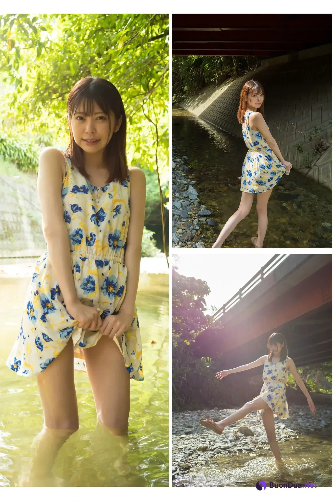 Hinako Mori 森日向子, ヌード写真集 「夏 駆ける 空 Blue sky Blue」 Set.01 - รูปภาพ 2