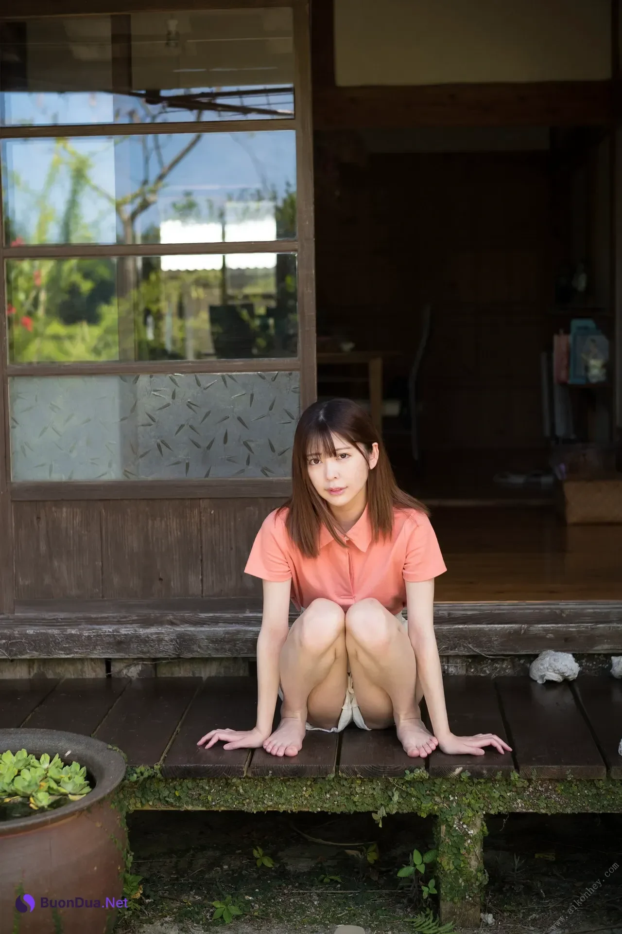 Hinako Mori 森日向子, ヌード写真集 「夏 駆ける 空 Blue sky Blue」 Set.02 - Photo 3