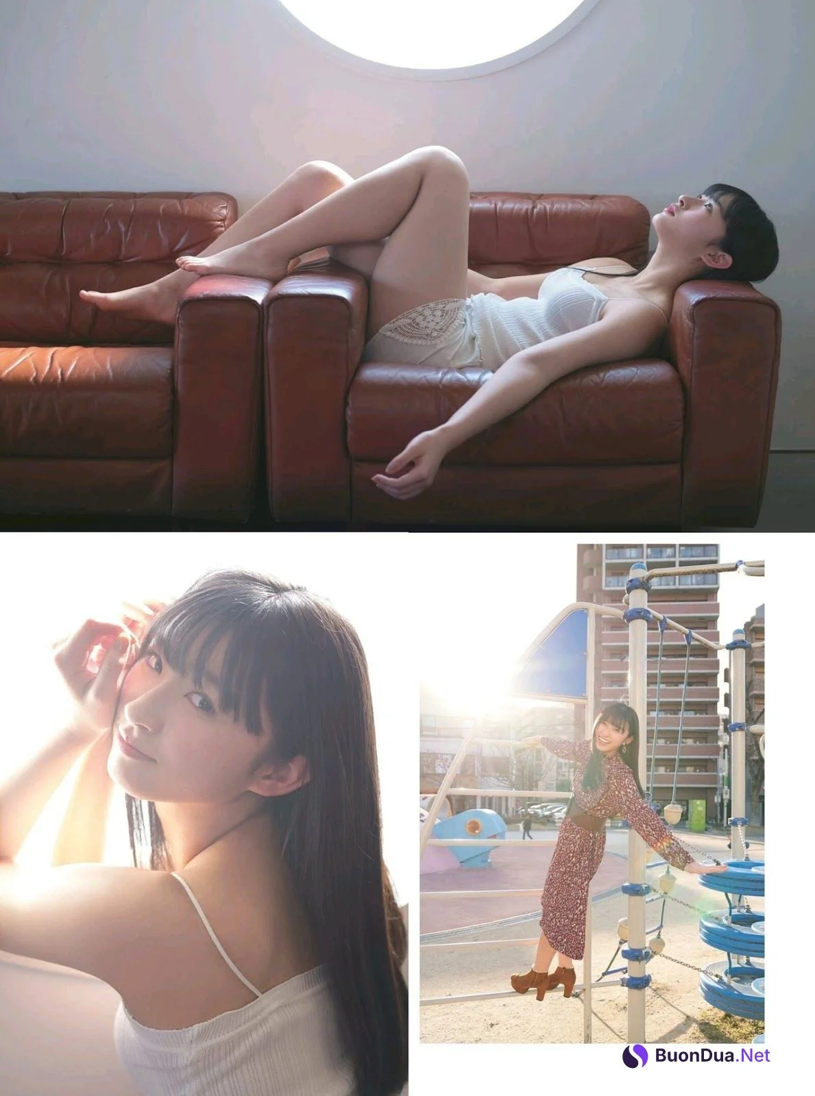 Hinata Matsumoto 松本日向, Mai Fuchigami 渕上舞, Serina Kumazawa 熊沢世莉奈, ENTAME 2019.05 (月刊エンタメ 2019年5月号) - 写真 3