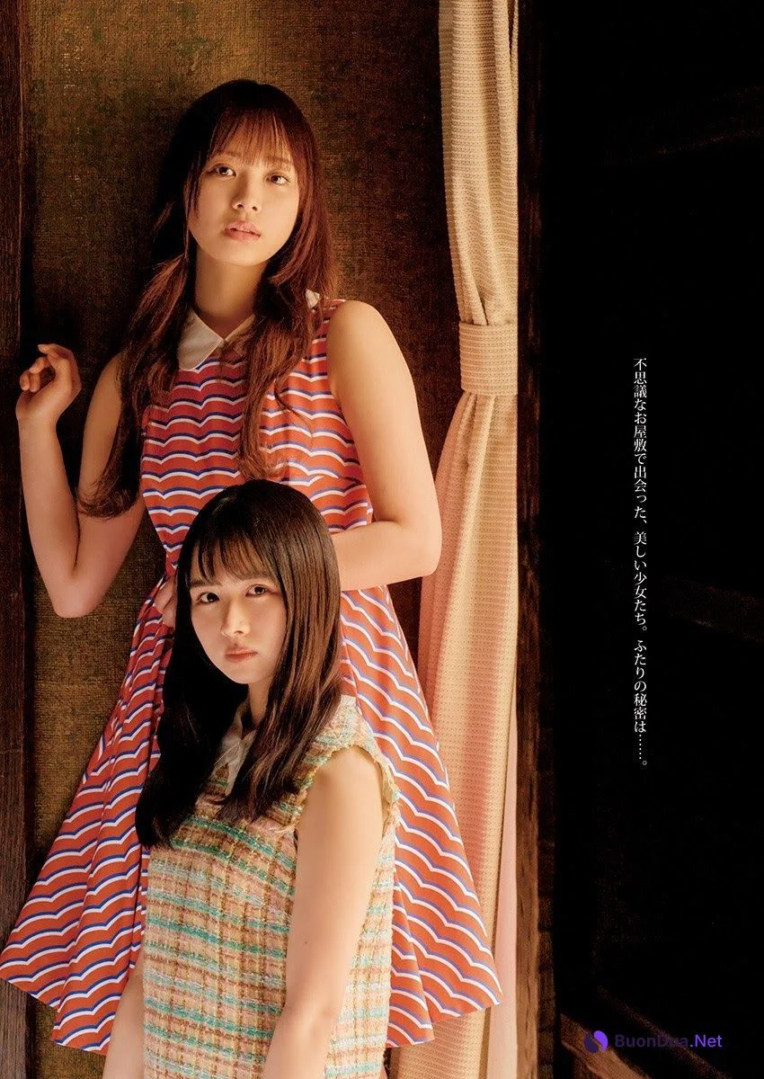 Hiyori Hamagishi 濱岸ひより, Hinano Kamimura 上村ひなの, Young Jump 2021 No.26 (ヤングジャンプ 2021年26号) - Photo 2