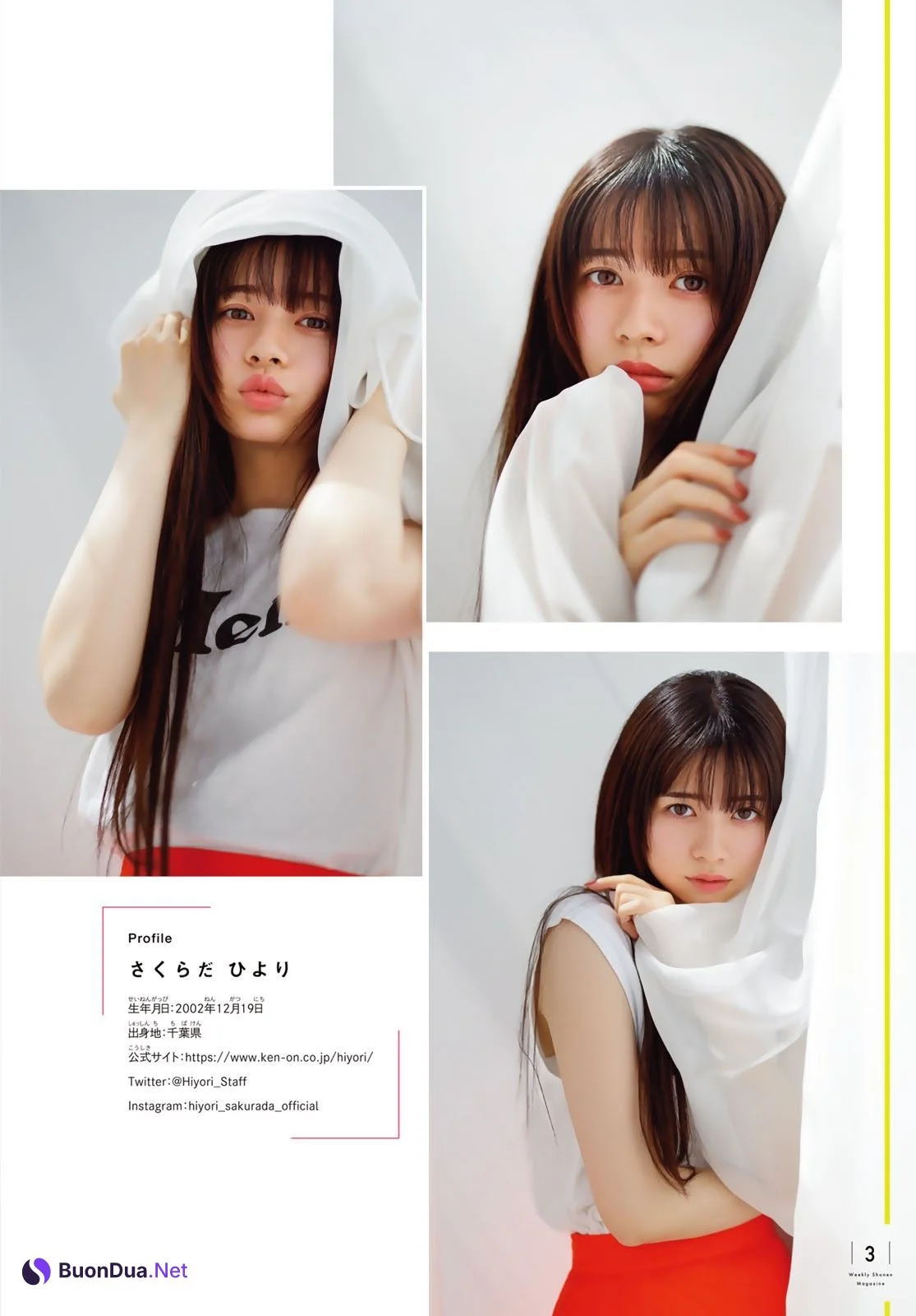 Hiyori Sakurada 桜田ひより, Shonen Magazine 2022 No.30 (週刊少年マガジン 2022年30号) - Photo 6