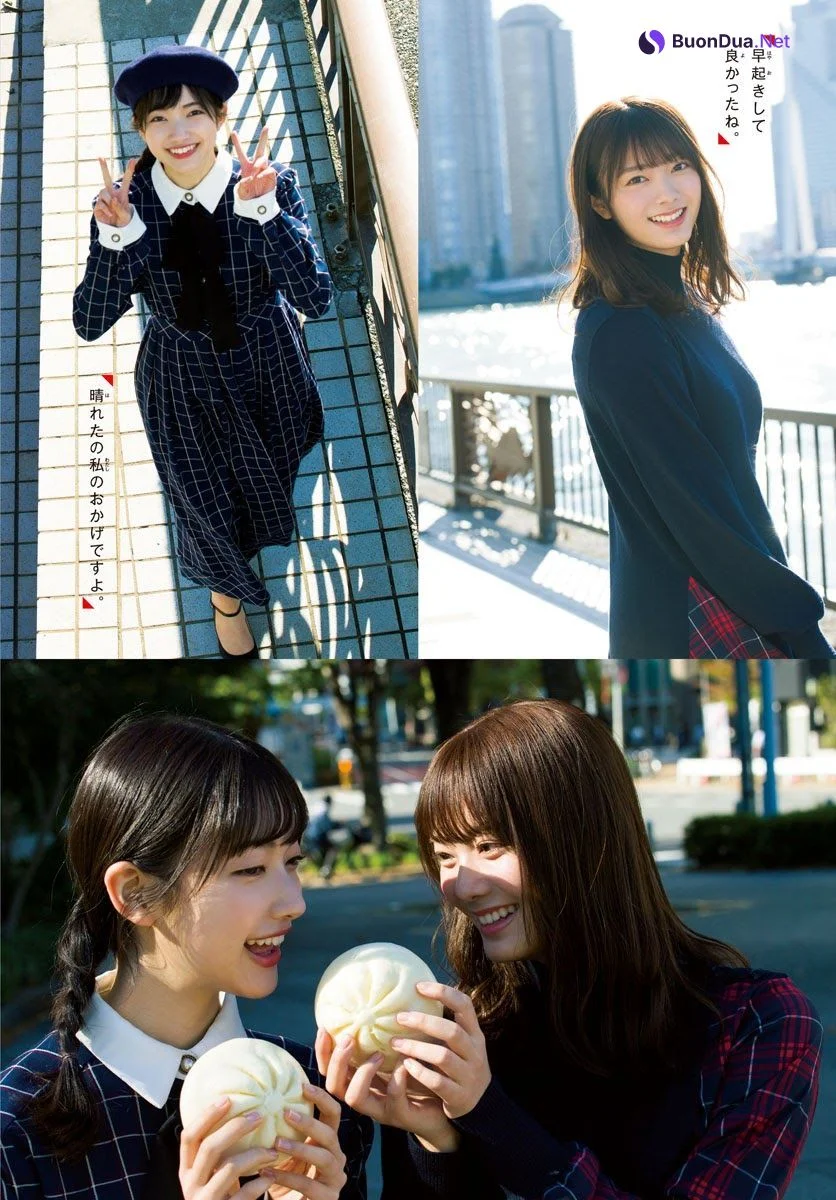 Hono Tamura 田村保乃, Rei Ozono 大園玲, Shonen Sunday 2021 No.02-03 (週刊少年サンデー 2021年2-3号) - Photo 3