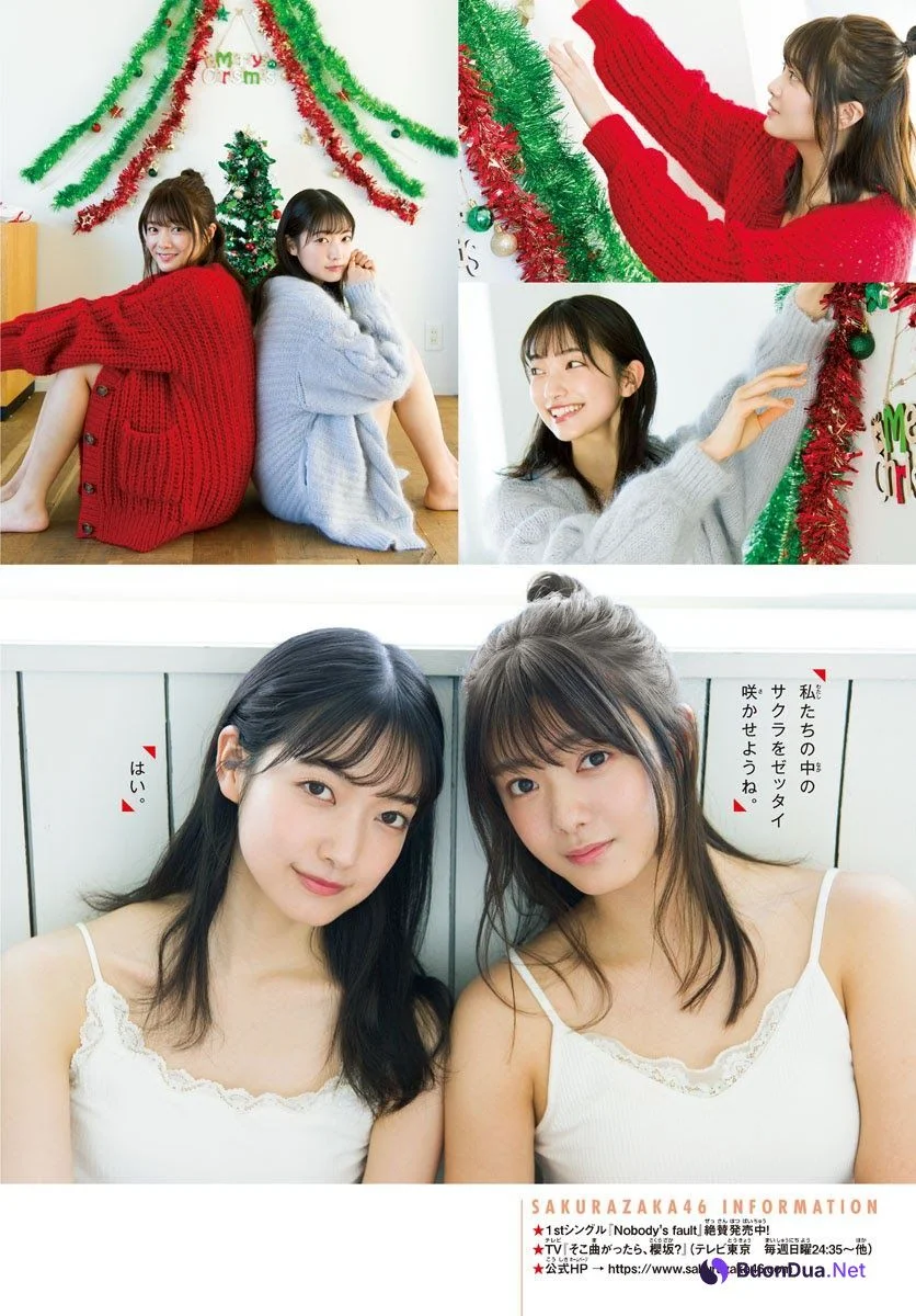 Hono Tamura 田村保乃, Rei Ozono 大園玲, Shonen Sunday 2021 No.02-03 (週刊少年サンデー 2021年2-3号) - Photo 9