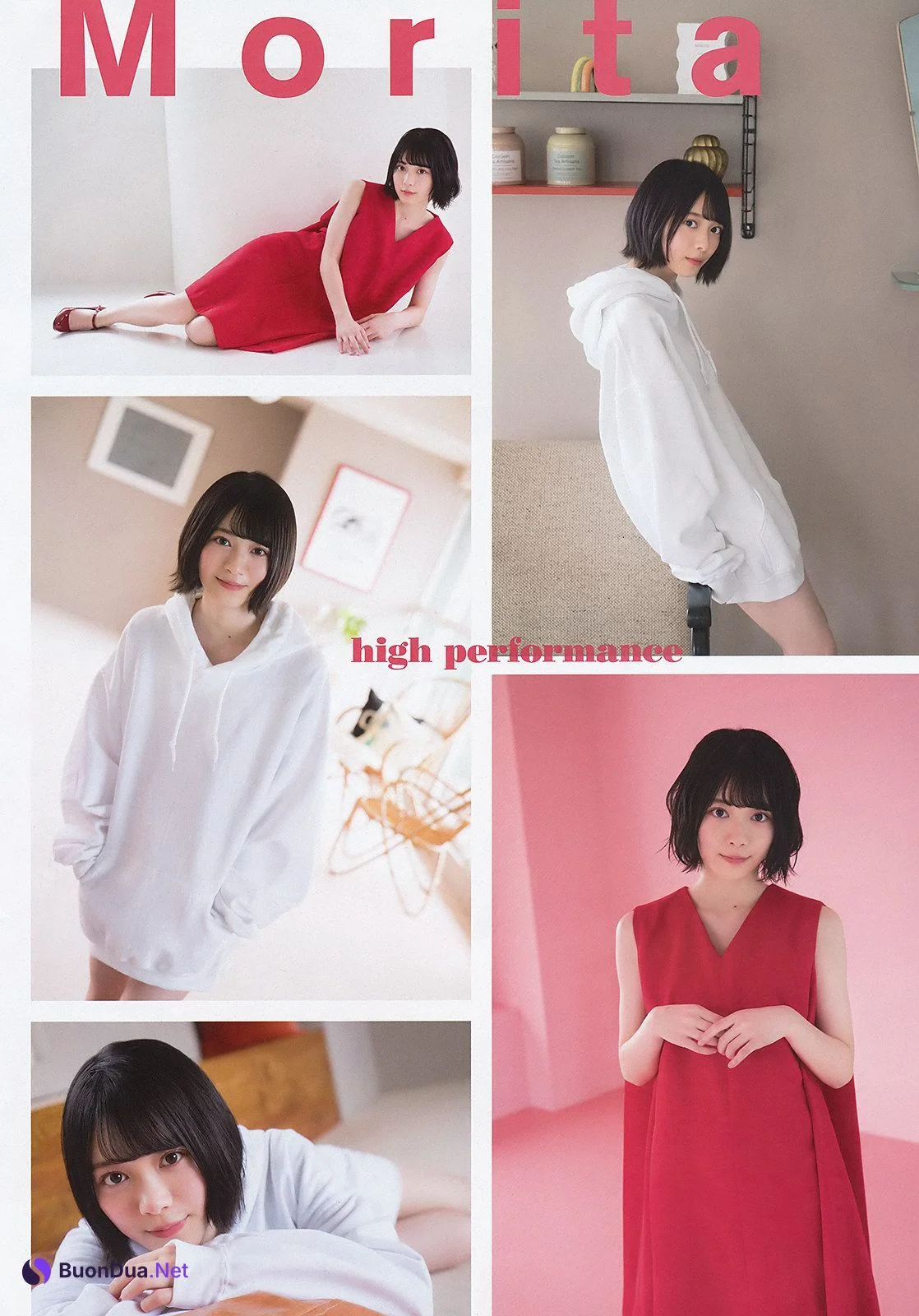 Hono Tamura 田村保乃, Rina Matsuda 松田里奈, Hikaru Morita 森田ひかる, Young Gangan 2020 No.01 (ヤングガンガン 2020年1号) - Photo 5