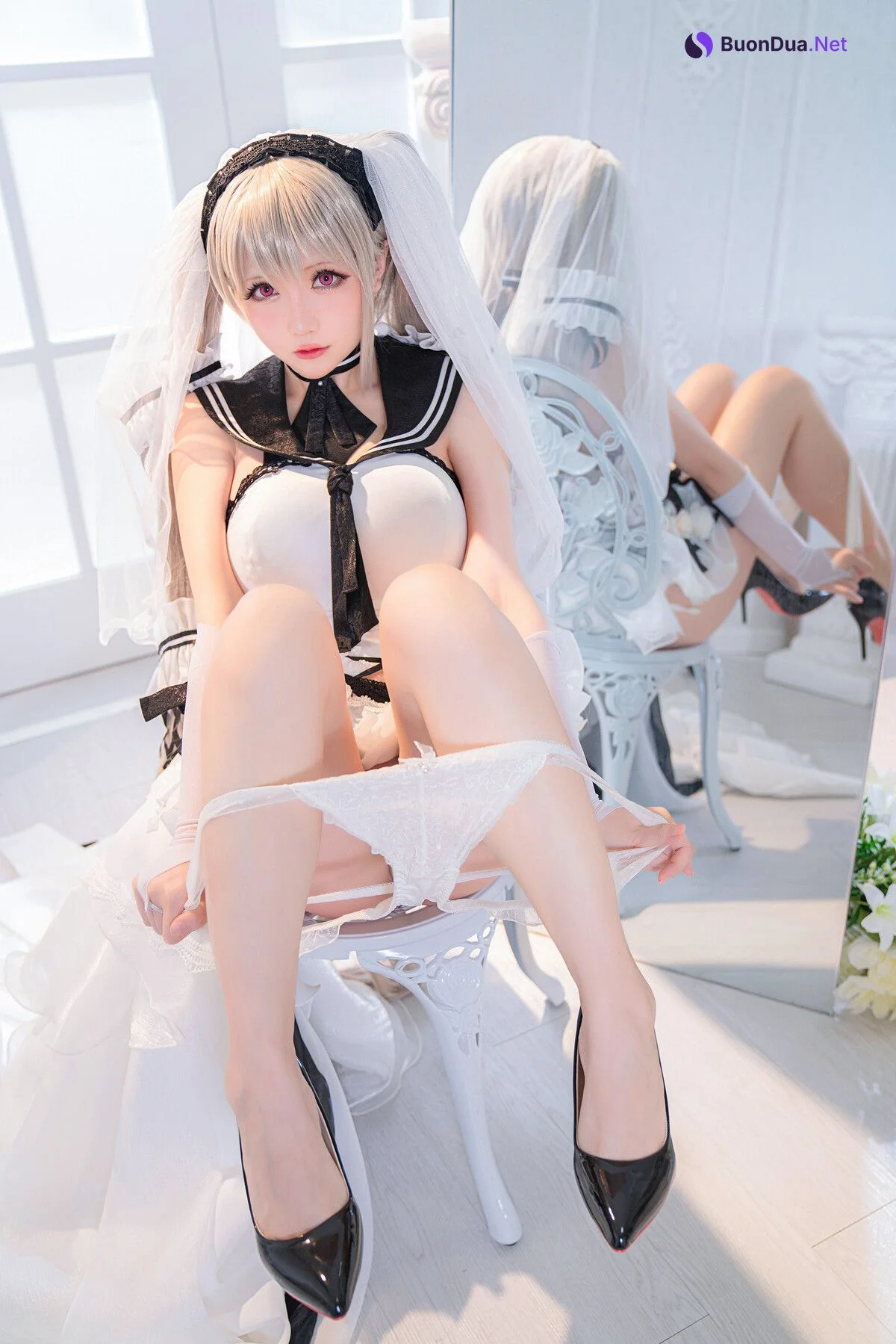 [Hoshilily 星之迟迟] 纯白と漆黑-可畏 - Photo 16