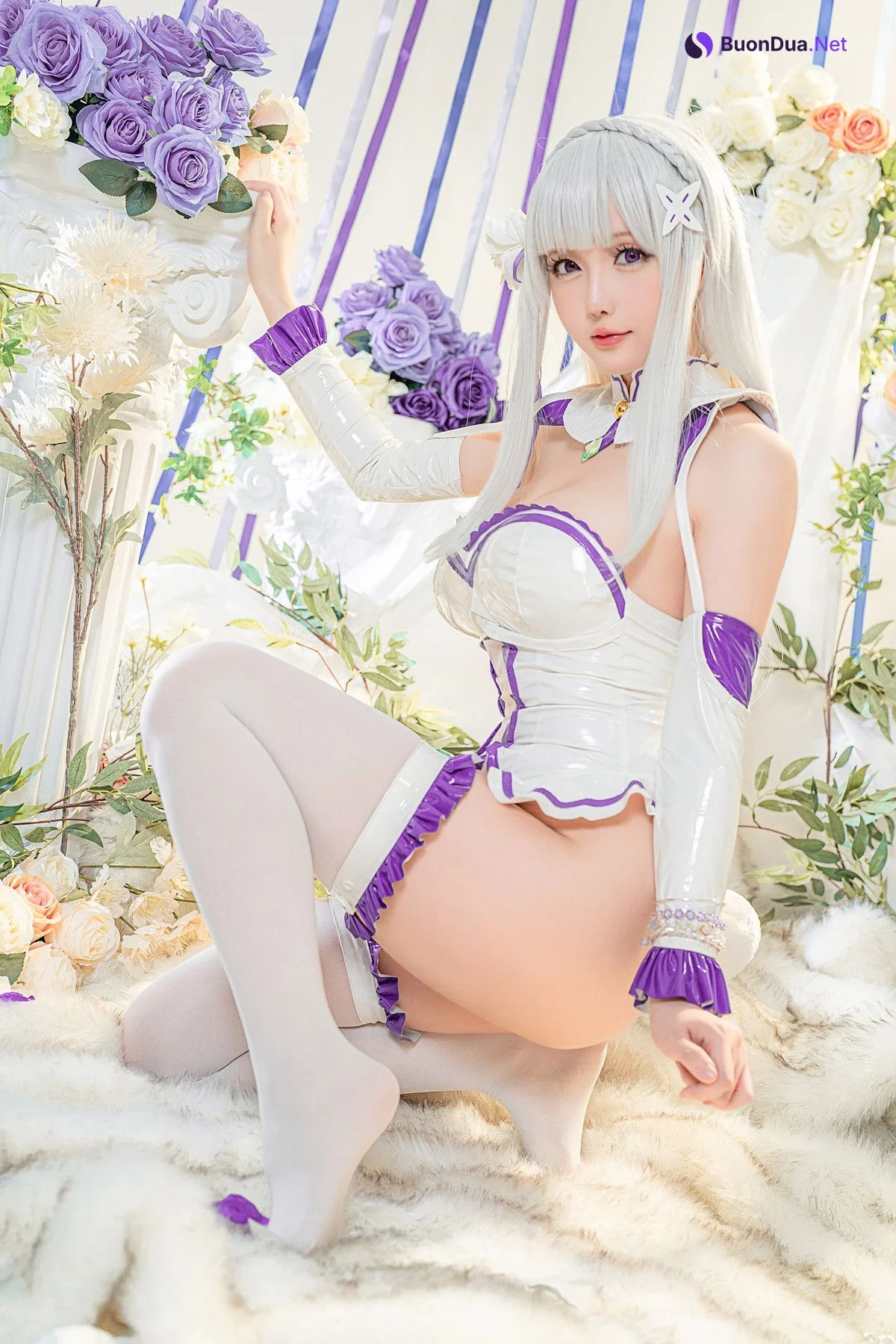 Hoshilily 小姐姐星之迟迟 Cosplay 爱蜜莉雅 - Photo 12