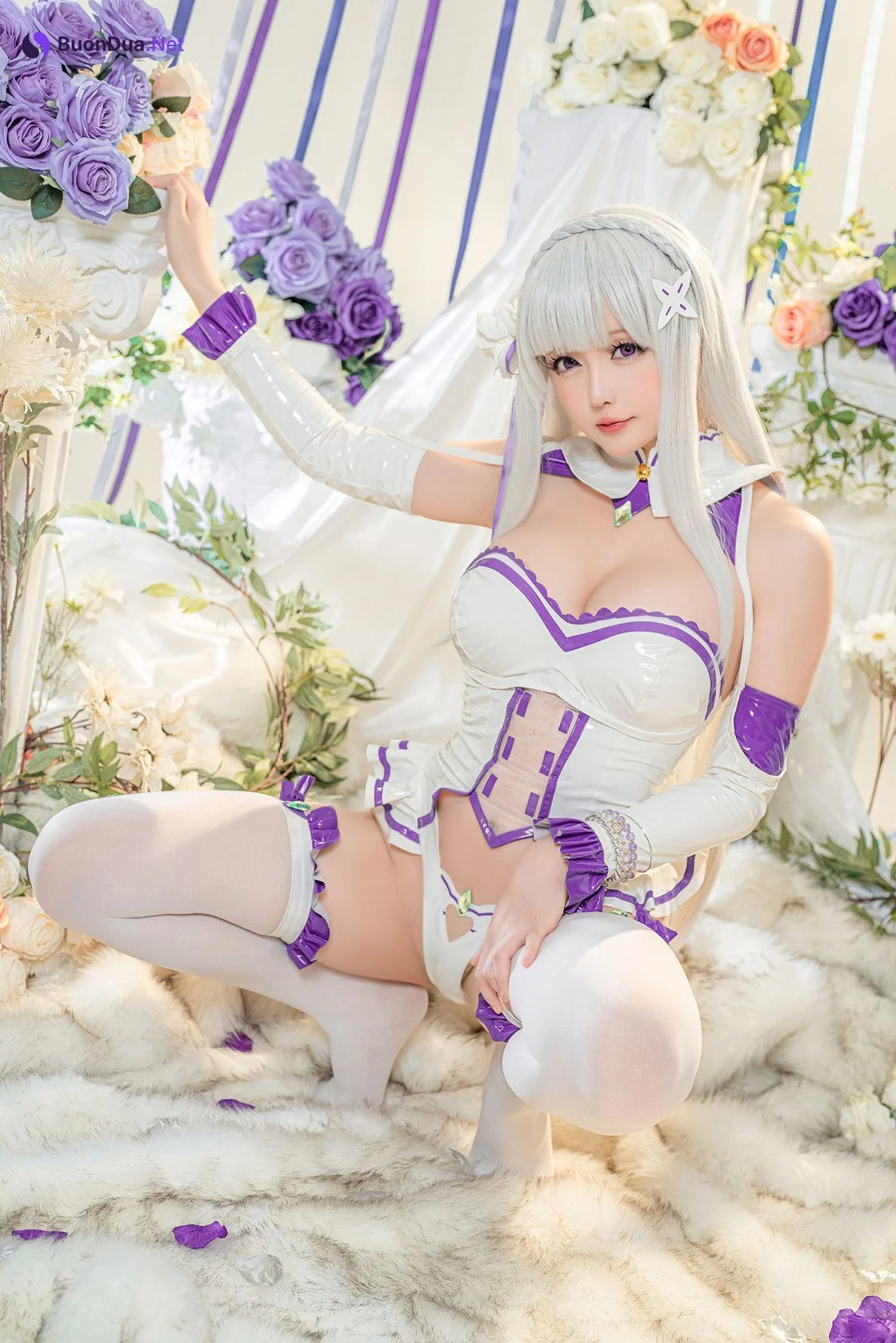 Hoshilily 小姐姐星之迟迟 Cosplay 爱蜜莉雅 - Photo 14