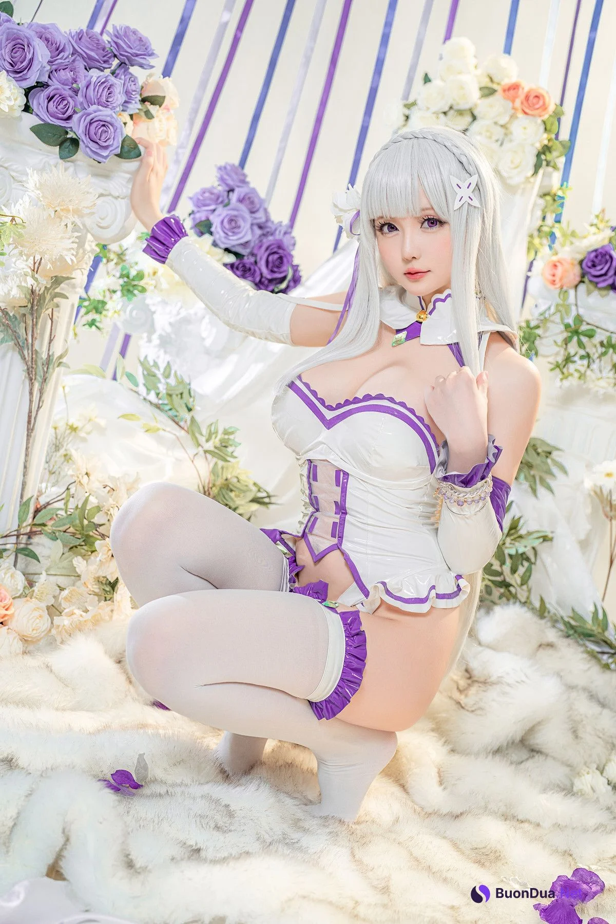 Hoshilily 小姐姐星之迟迟 Cosplay 爱蜜莉雅 - Photo 15