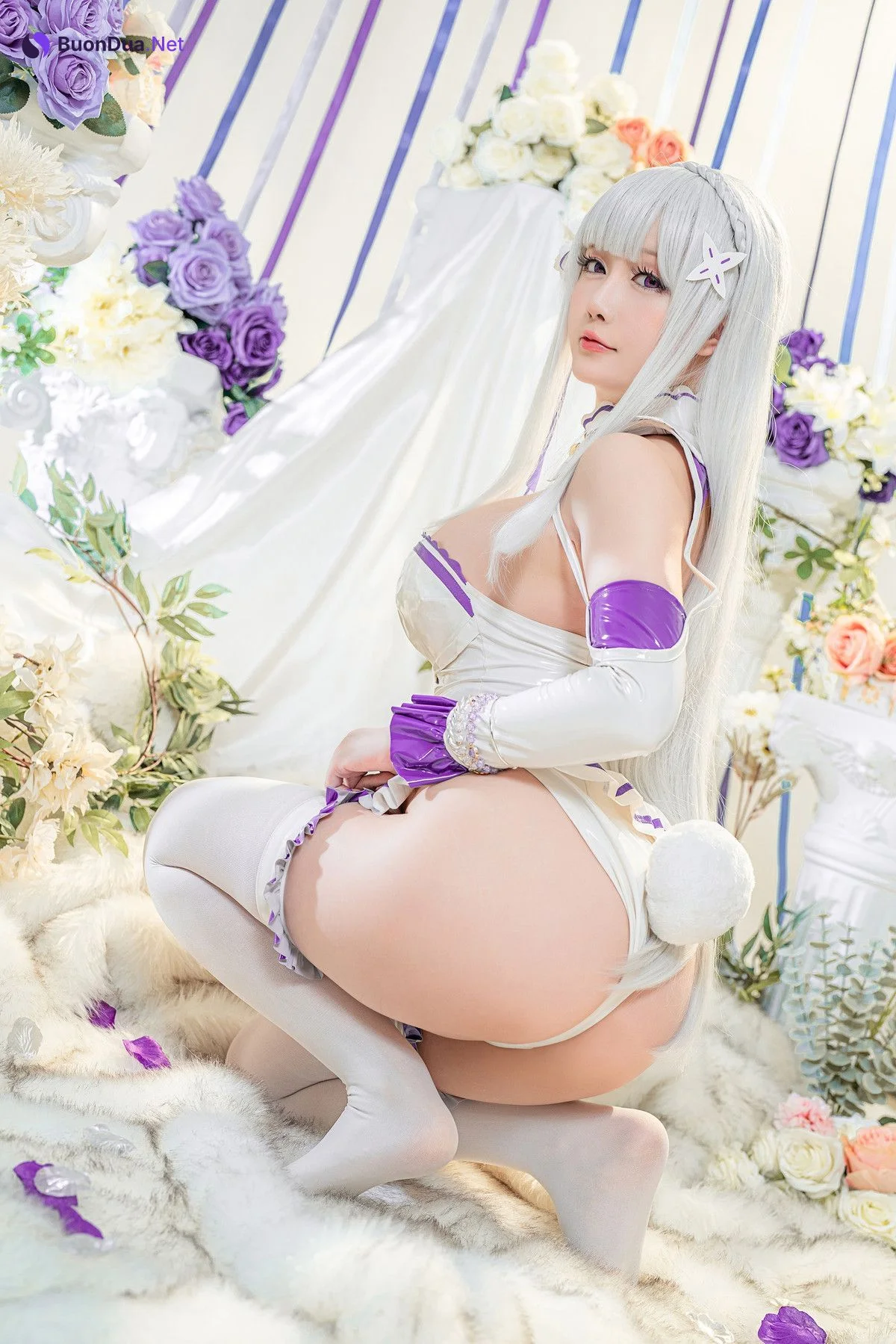 Hoshilily 小姐姐星之迟迟 Cosplay 爱蜜莉雅 - Photo 17