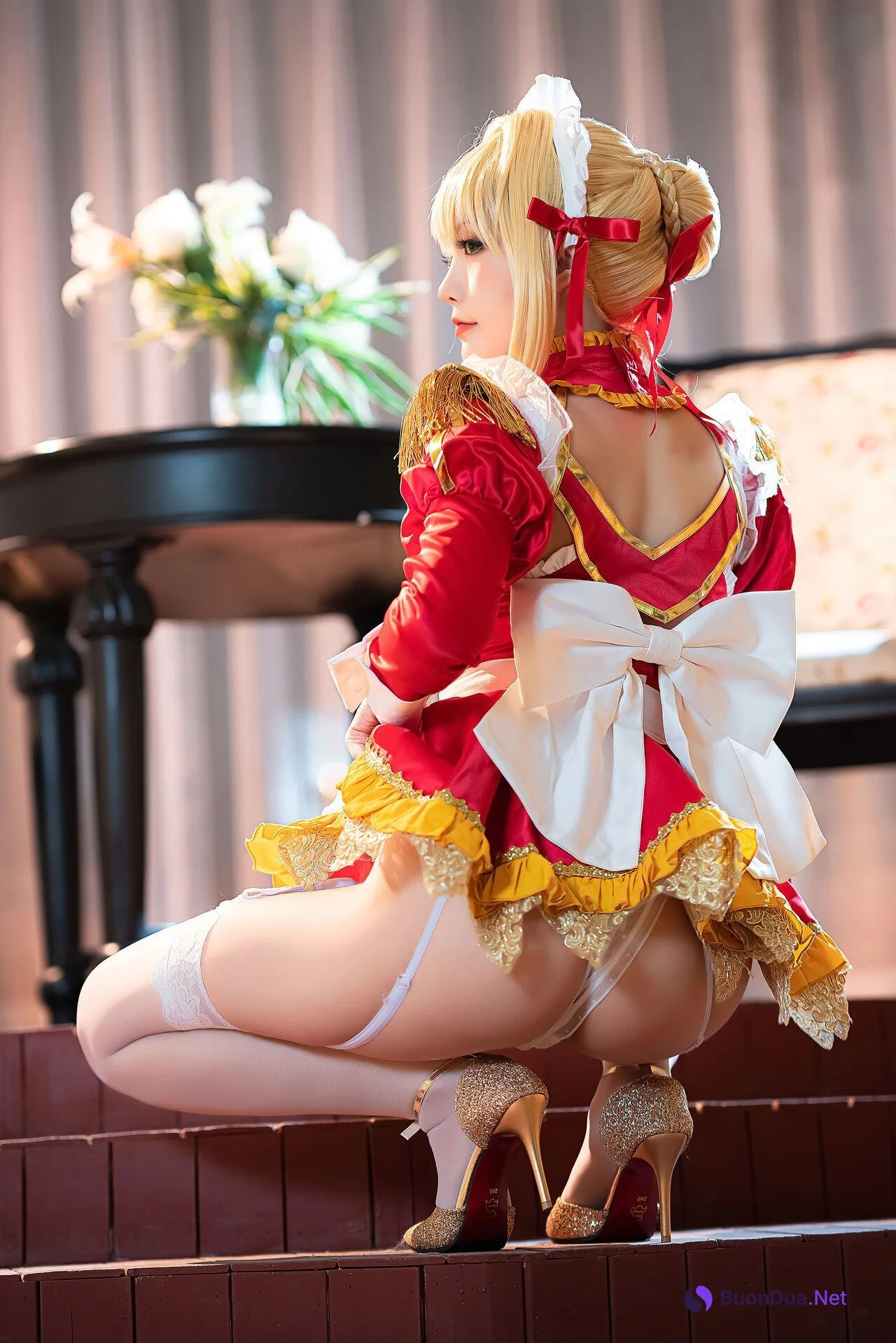 [Hoshilily 星之迟迟] Nero Claudius Maid ネロ・クラウディウス - Photo 10