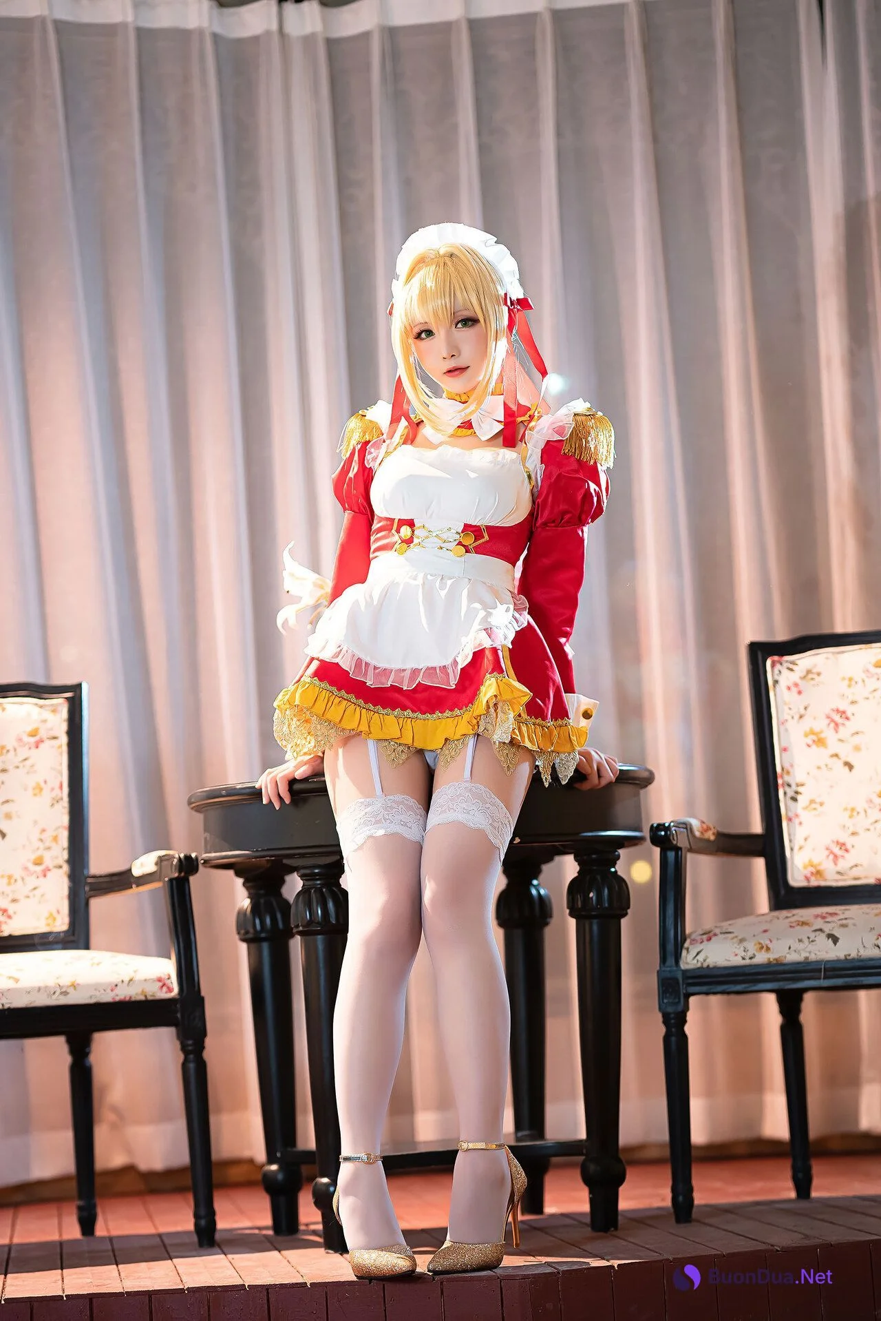 [Hoshilily 星之迟迟] Nero Claudius Maid ネロ・クラウディウス - Photo 12