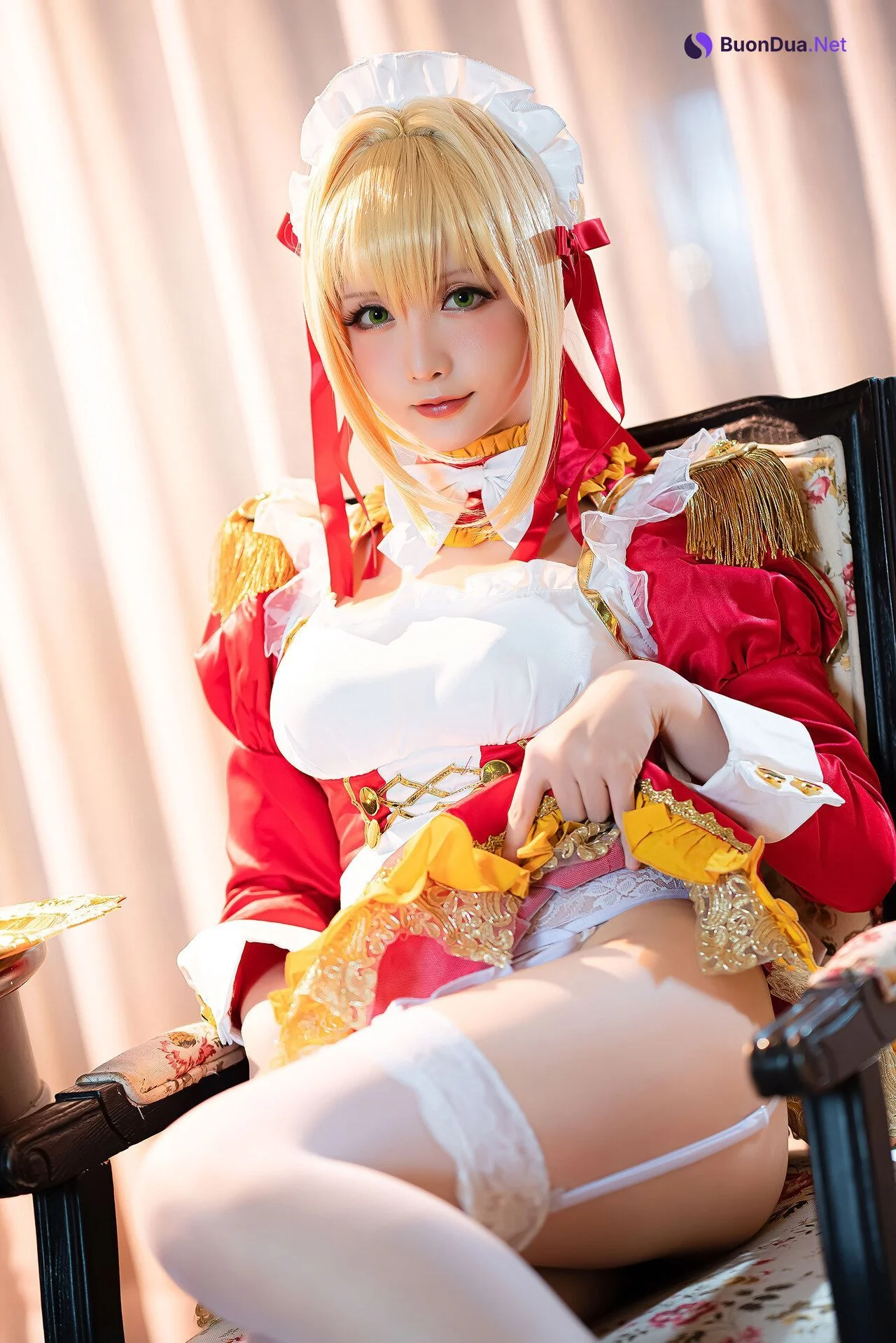 [Hoshilily 星之迟迟] Nero Claudius Maid ネロ・クラウディウス - Photo 14