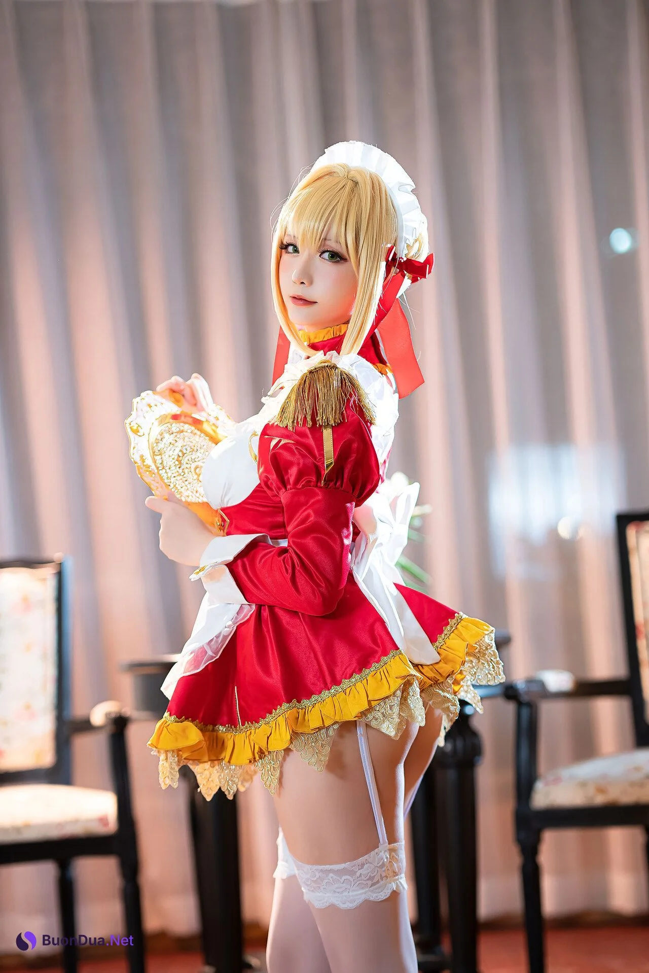 [Hoshilily 星之迟迟] Nero Claudius Maid ネロ・クラウディウス - Photo 2