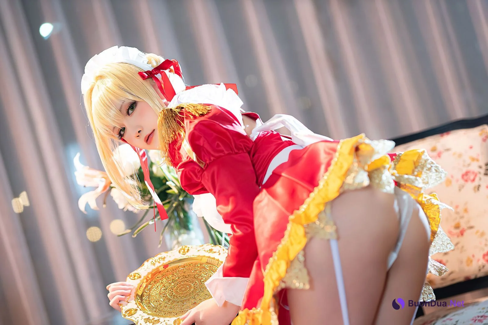 [Hoshilily 星之迟迟] Nero Claudius Maid ネロ・クラウディウス - Photo 5