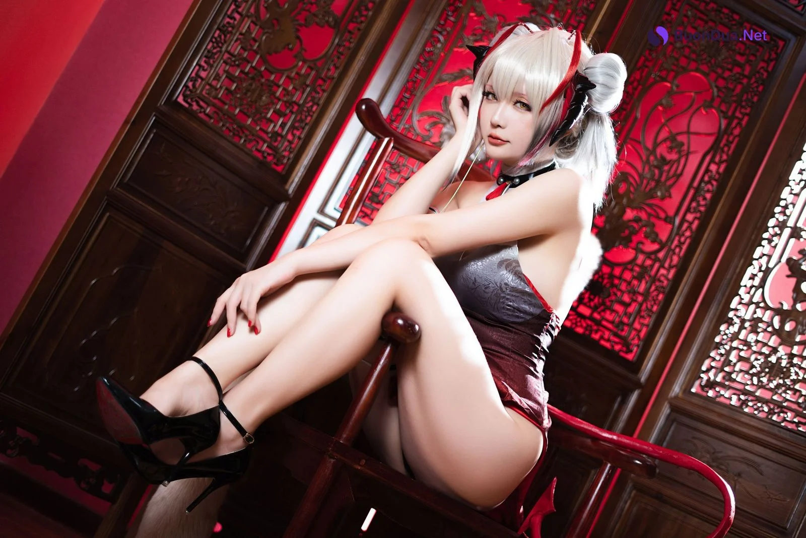 [Hoshilily 星之迟迟] W Arknights Cosplay - Photo 10