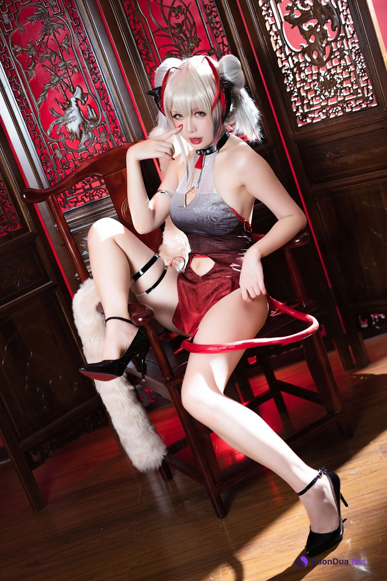 [Hoshilily 星之迟迟] W Arknights Cosplay - Photo 11