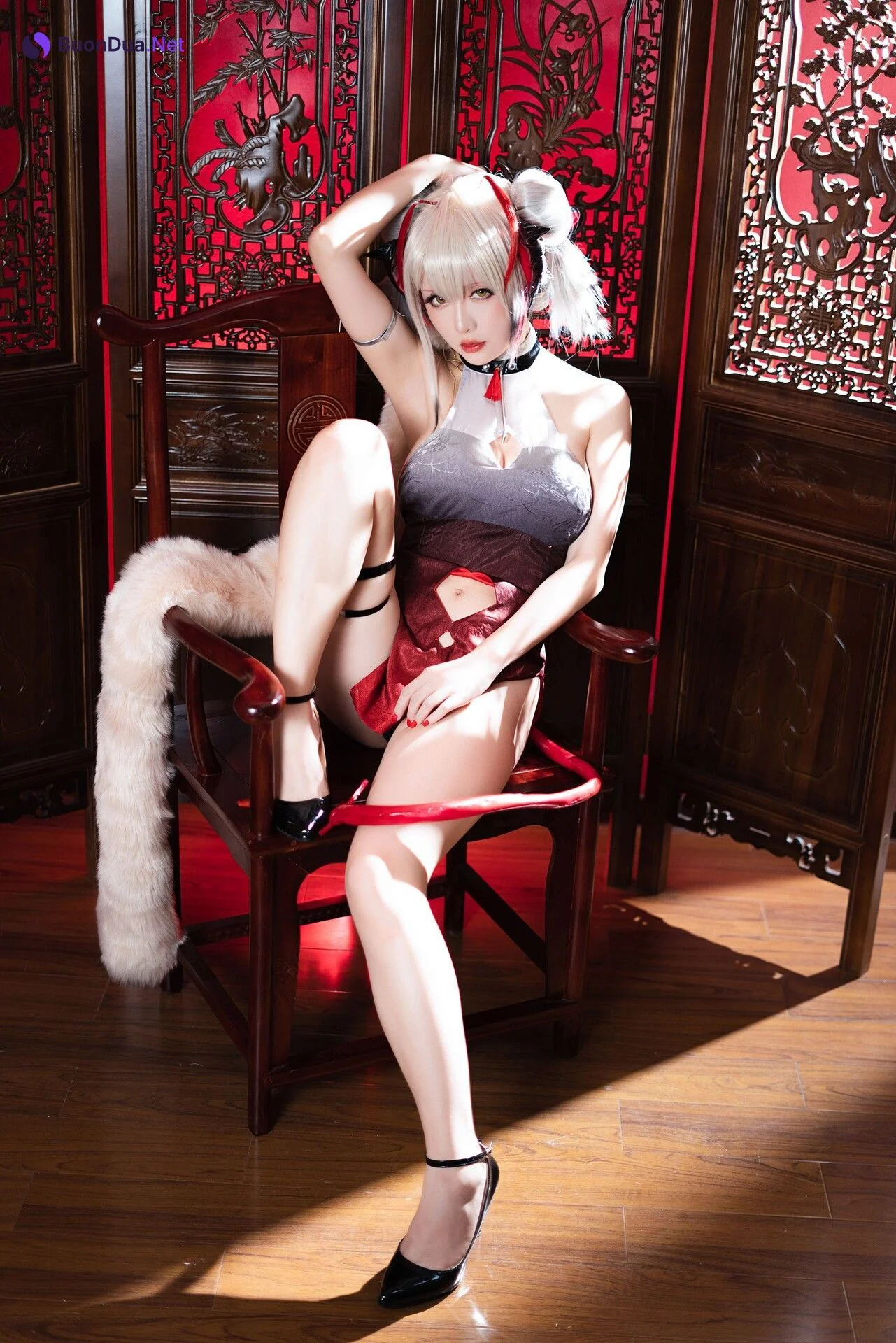[Hoshilily 星之迟迟] W Arknights Cosplay - Photo 13