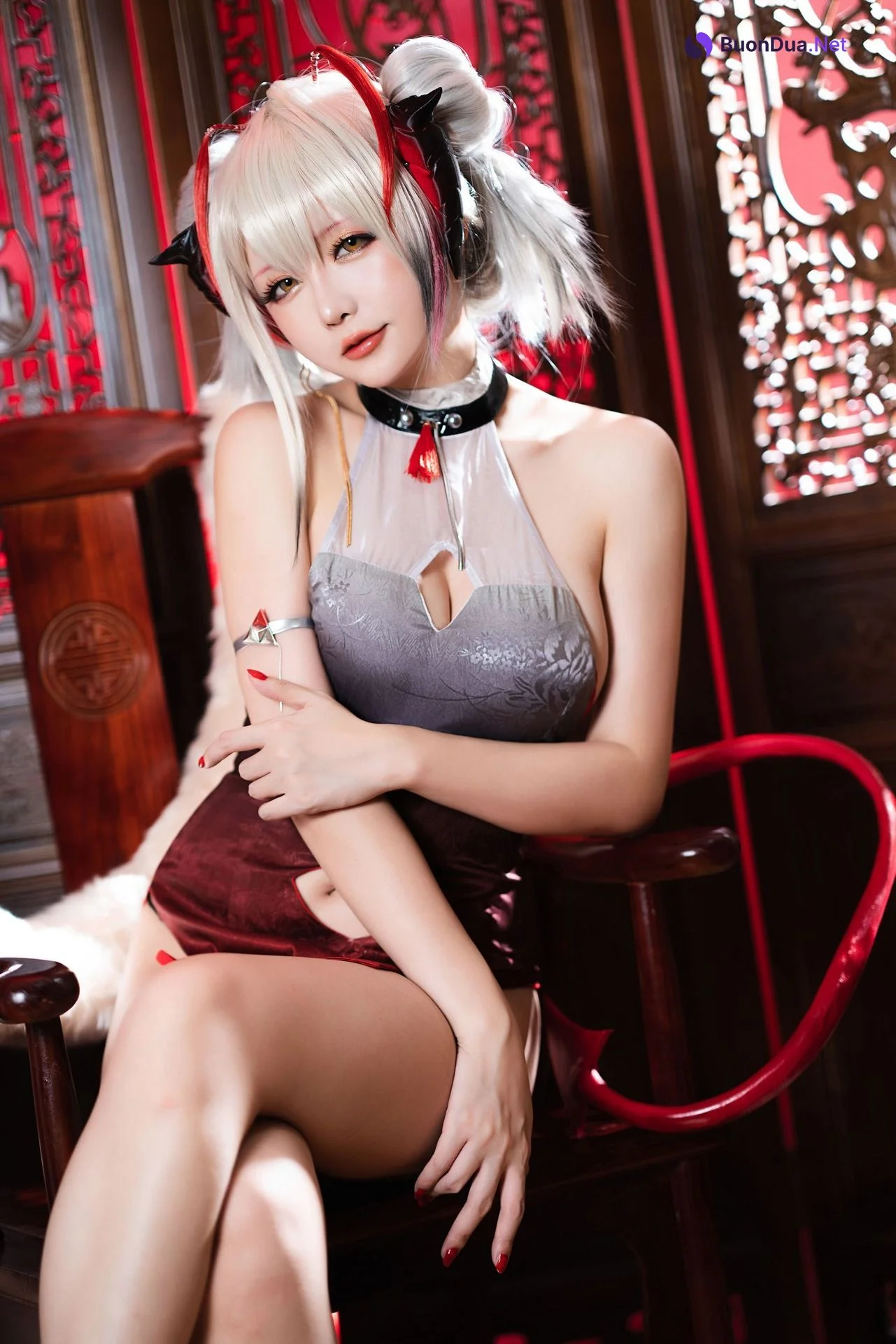 [Hoshilily 星之迟迟] W Arknights Cosplay - Photo 14