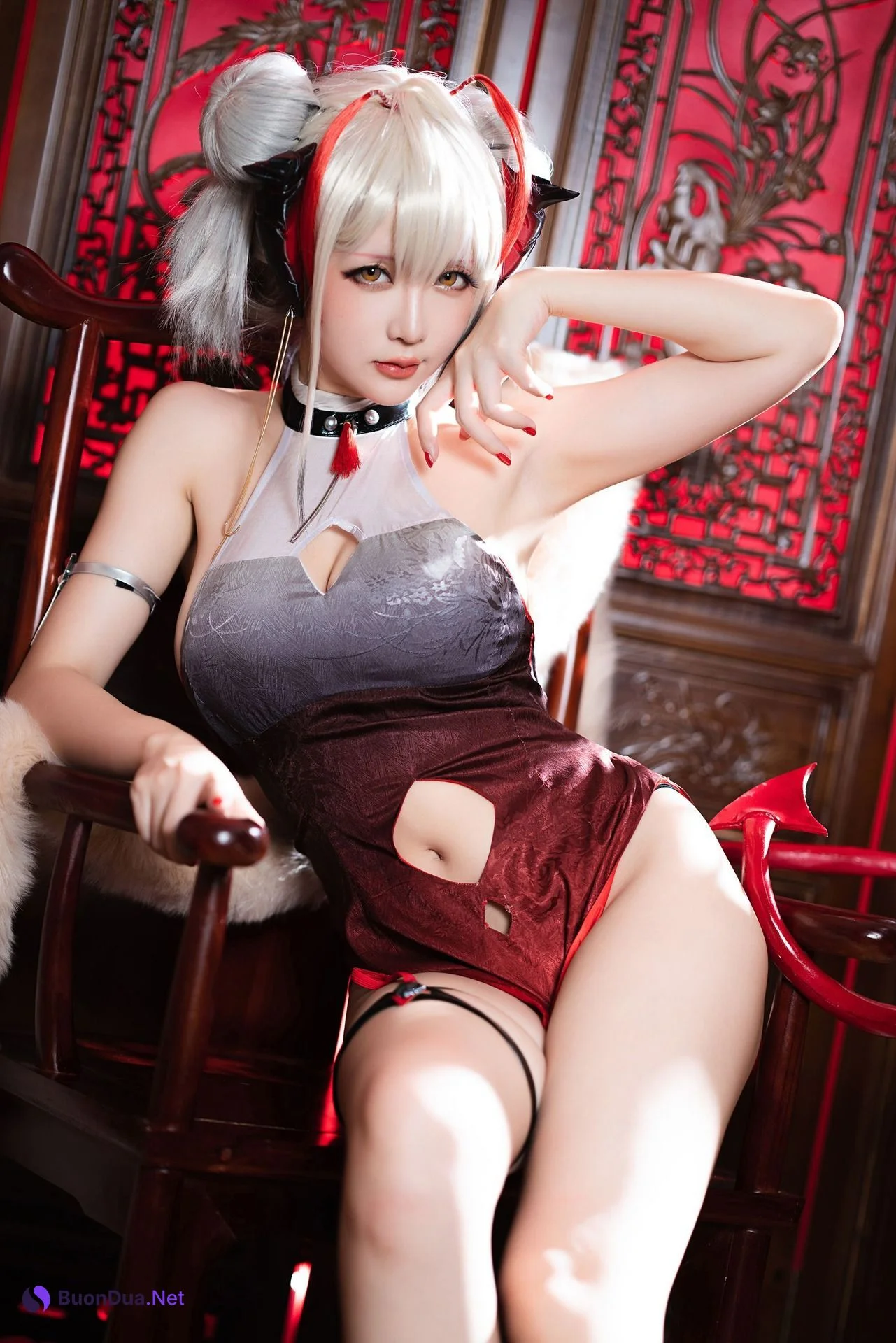 [Hoshilily 星之迟迟] W Arknights Cosplay - Photo 18
