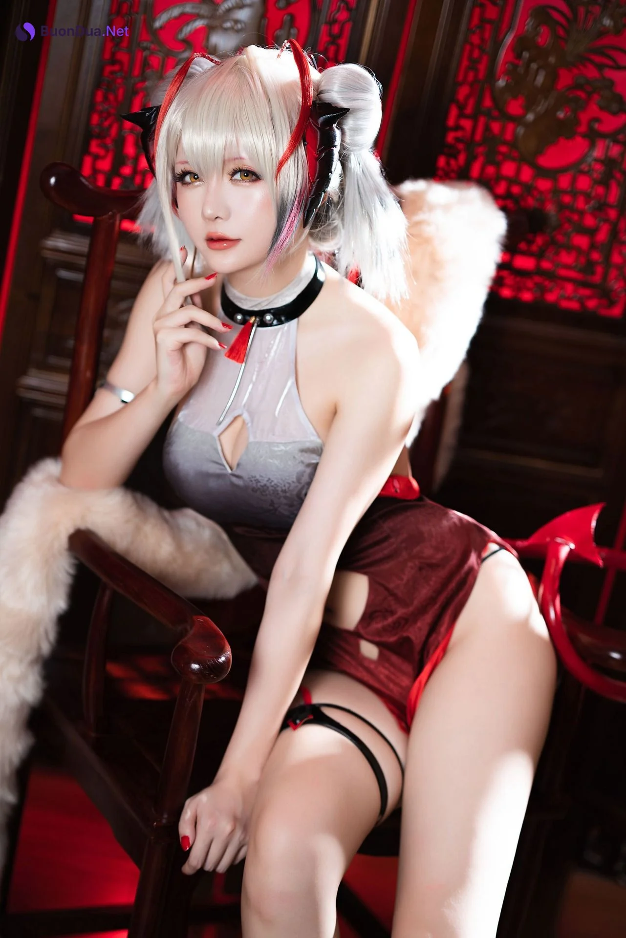 [Hoshilily 星之迟迟] W Arknights Cosplay - Photo 19