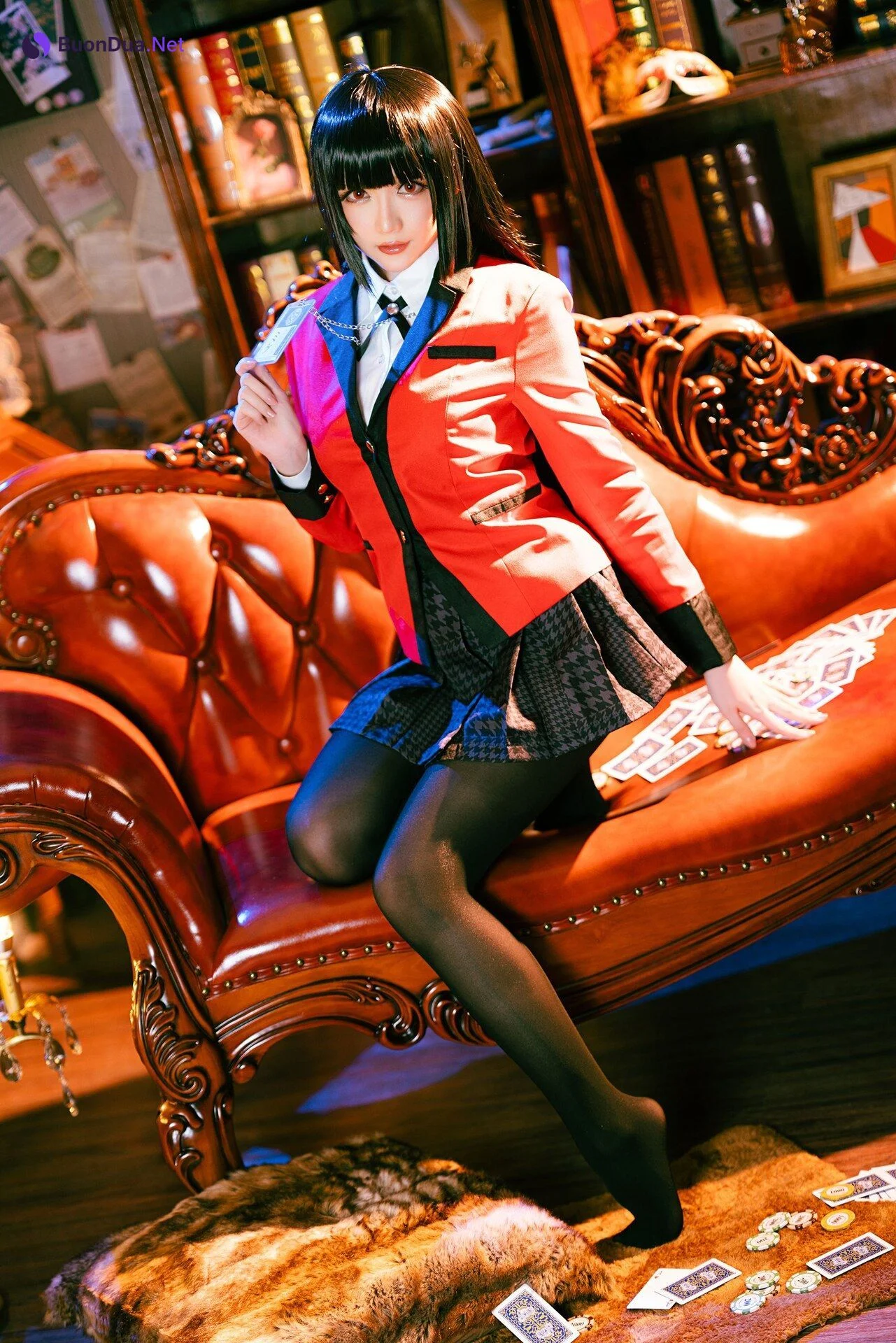 [Hoshilily 星之迟迟] Yumeko Jabami 蛇喰夢子 Kakegurui - Photo 16